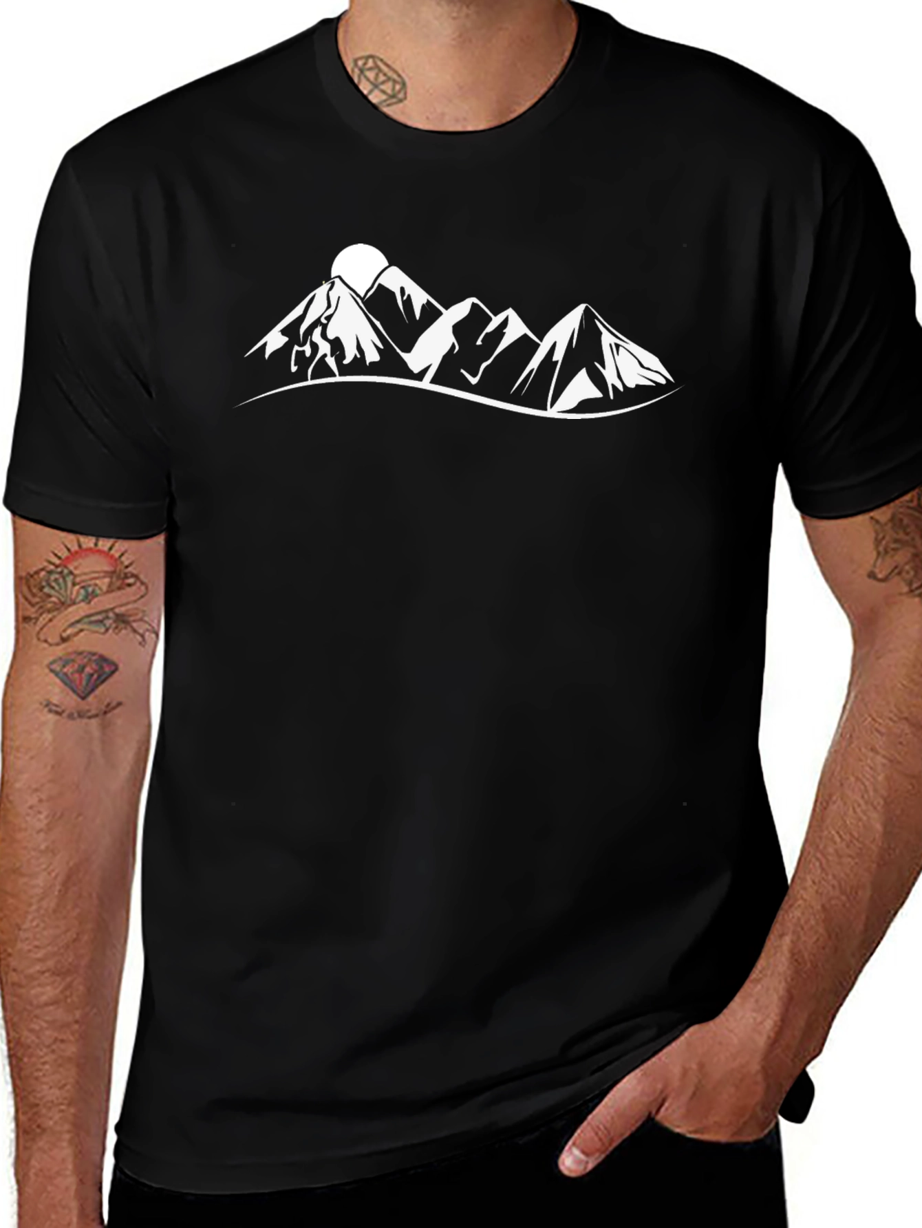 Mountain Range Graphic T-Shirt - Adventure Ready