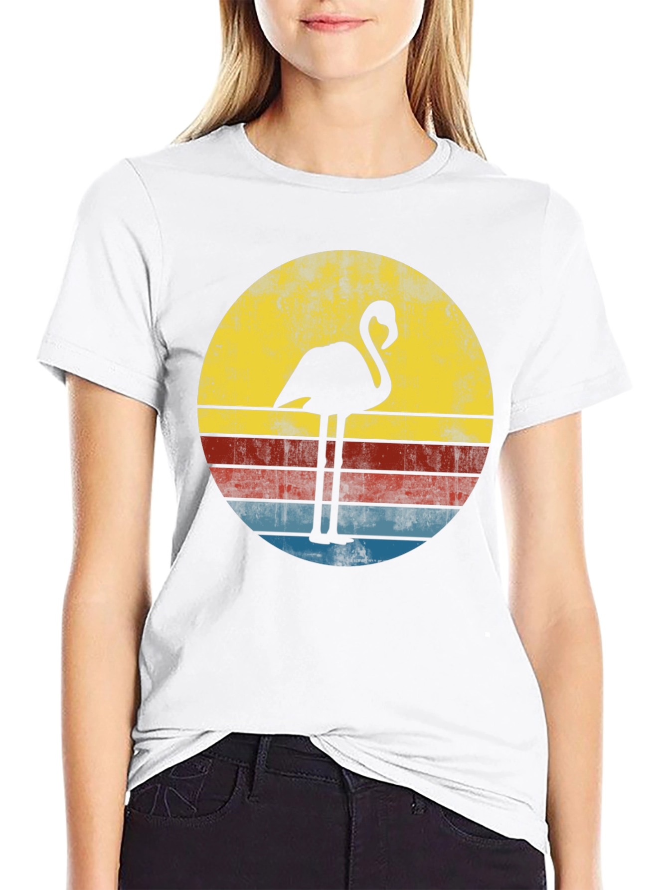 Retro Flamingo Graphic Tee