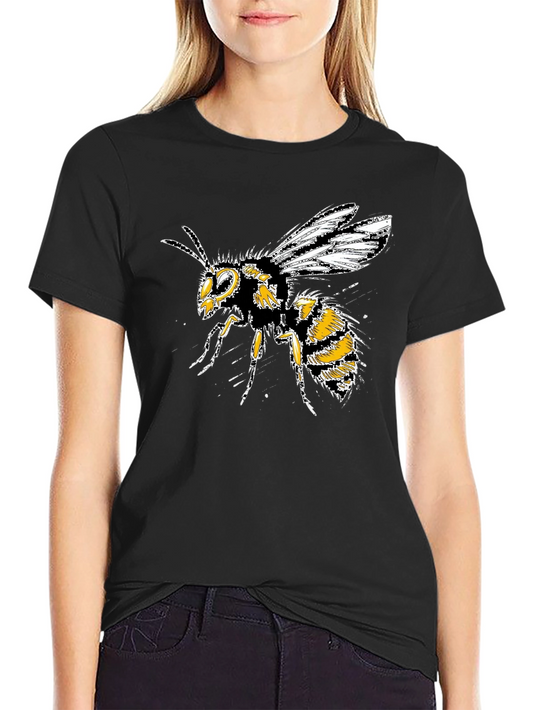 Bold Bee Graphic Tee - Stylish Insect Design