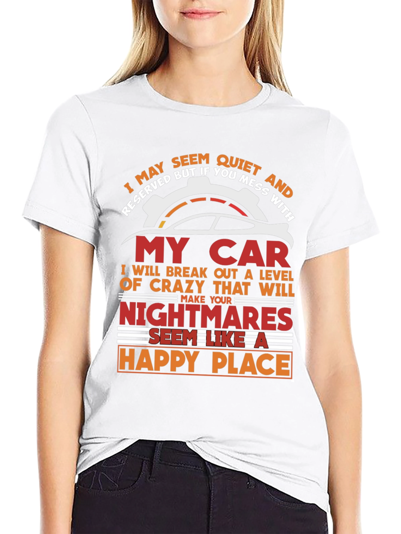 Quiet & Reserved My Car Graphic T-Shirt