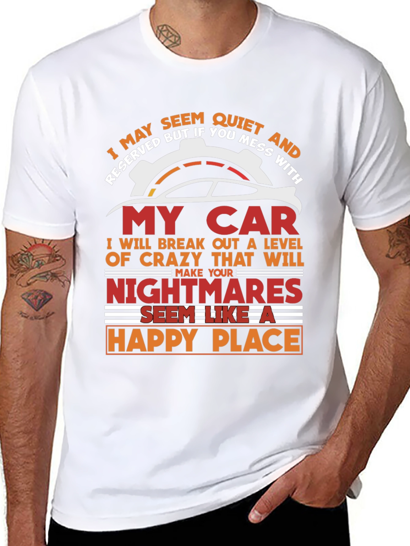 Quiet & Reserved My Car Graphic T-Shirt