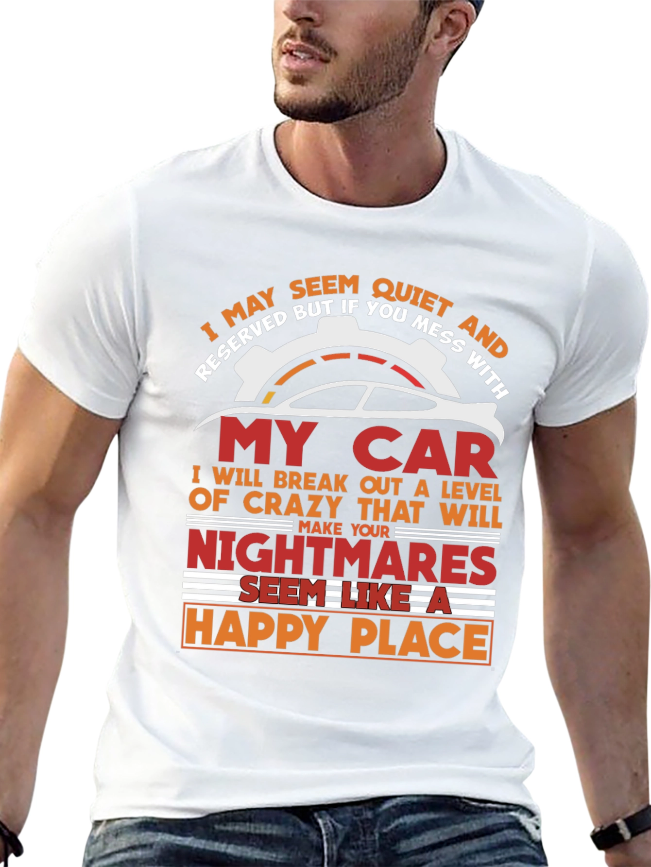Quiet & Reserved My Car Graphic T-Shirt