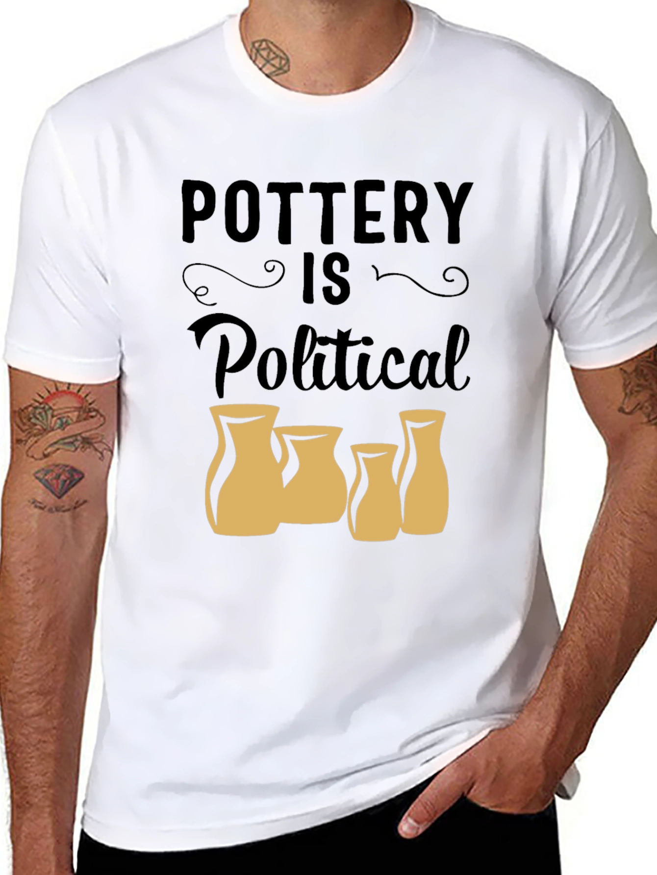 Pottery is Political Graphic T-Shirt