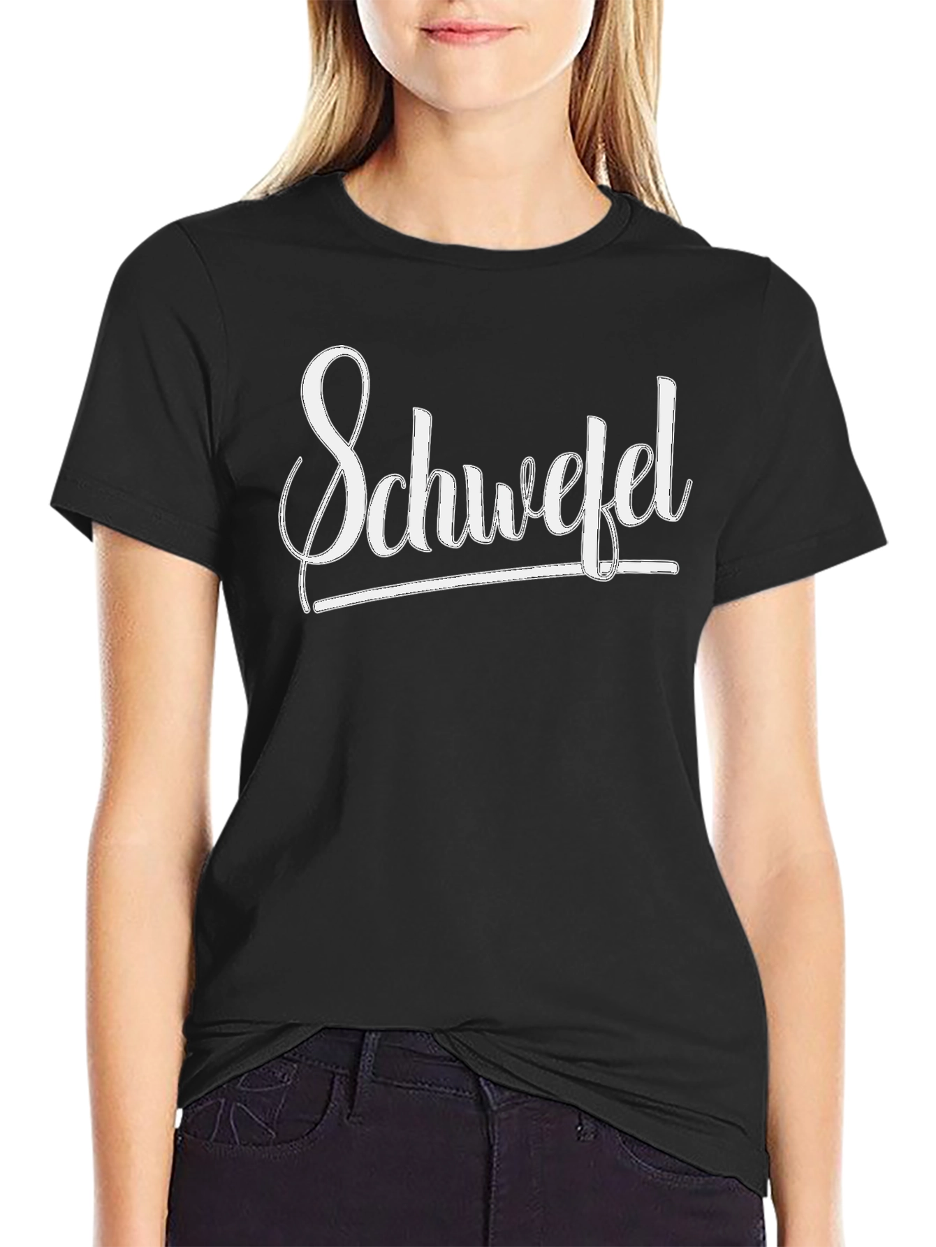 Schwefel Graphic Tee - Stylish Black T-Shirt