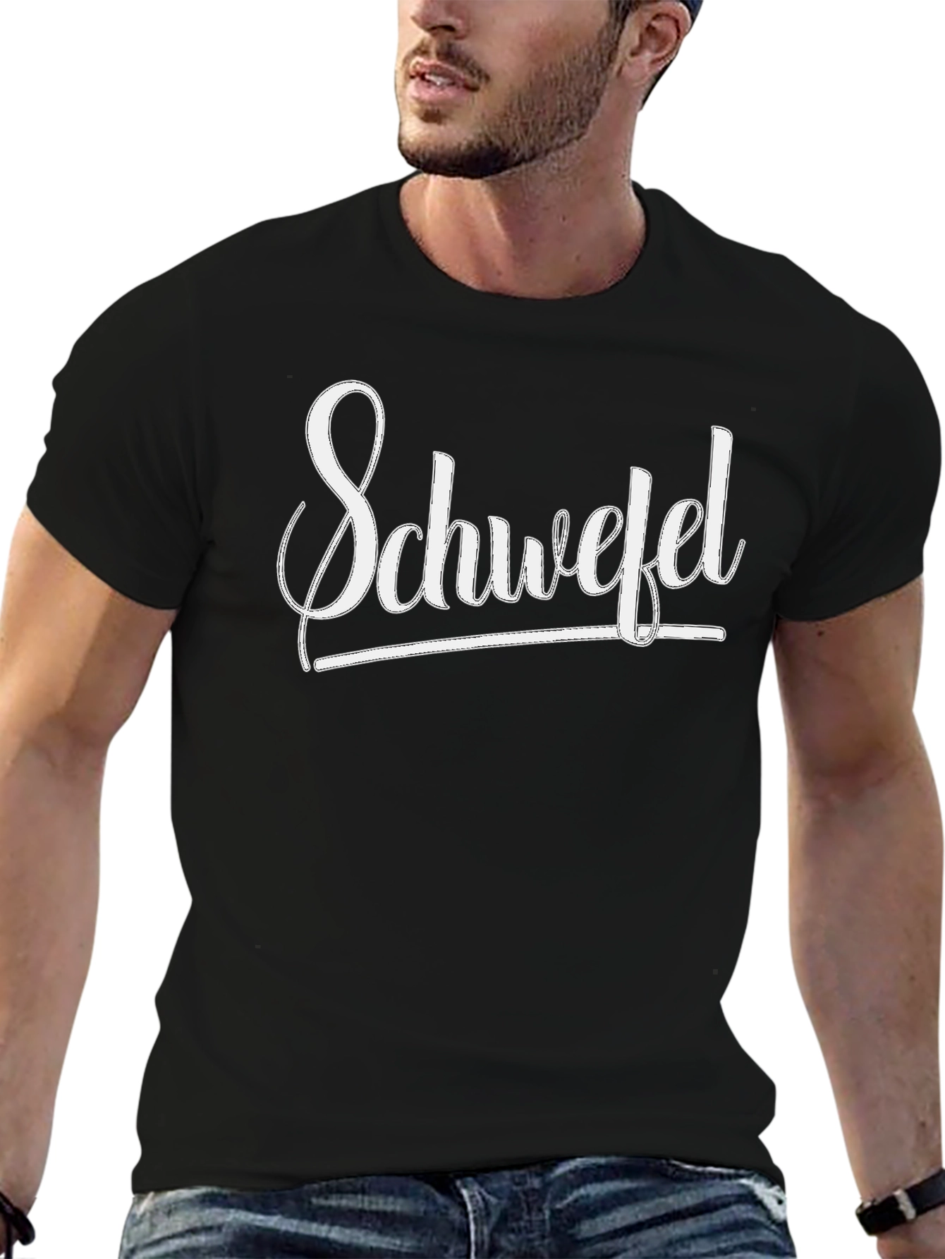 Schwefel Graphic Tee - Stylish Black T-Shirt