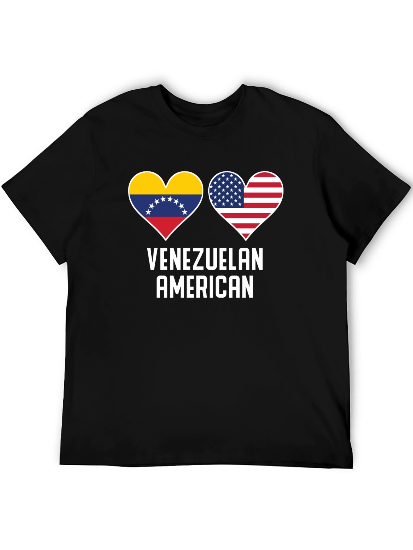 Venezuelan American Flag Heart T-Shirt