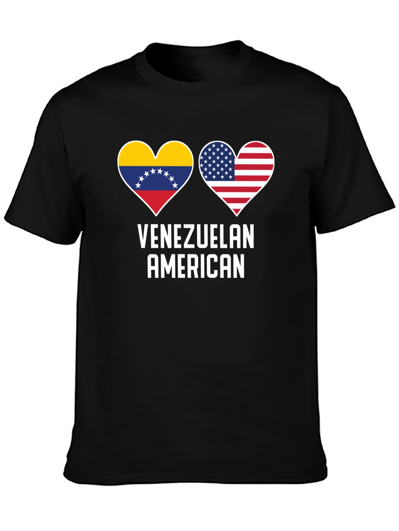 Venezuelan American Flag Heart T-Shirt