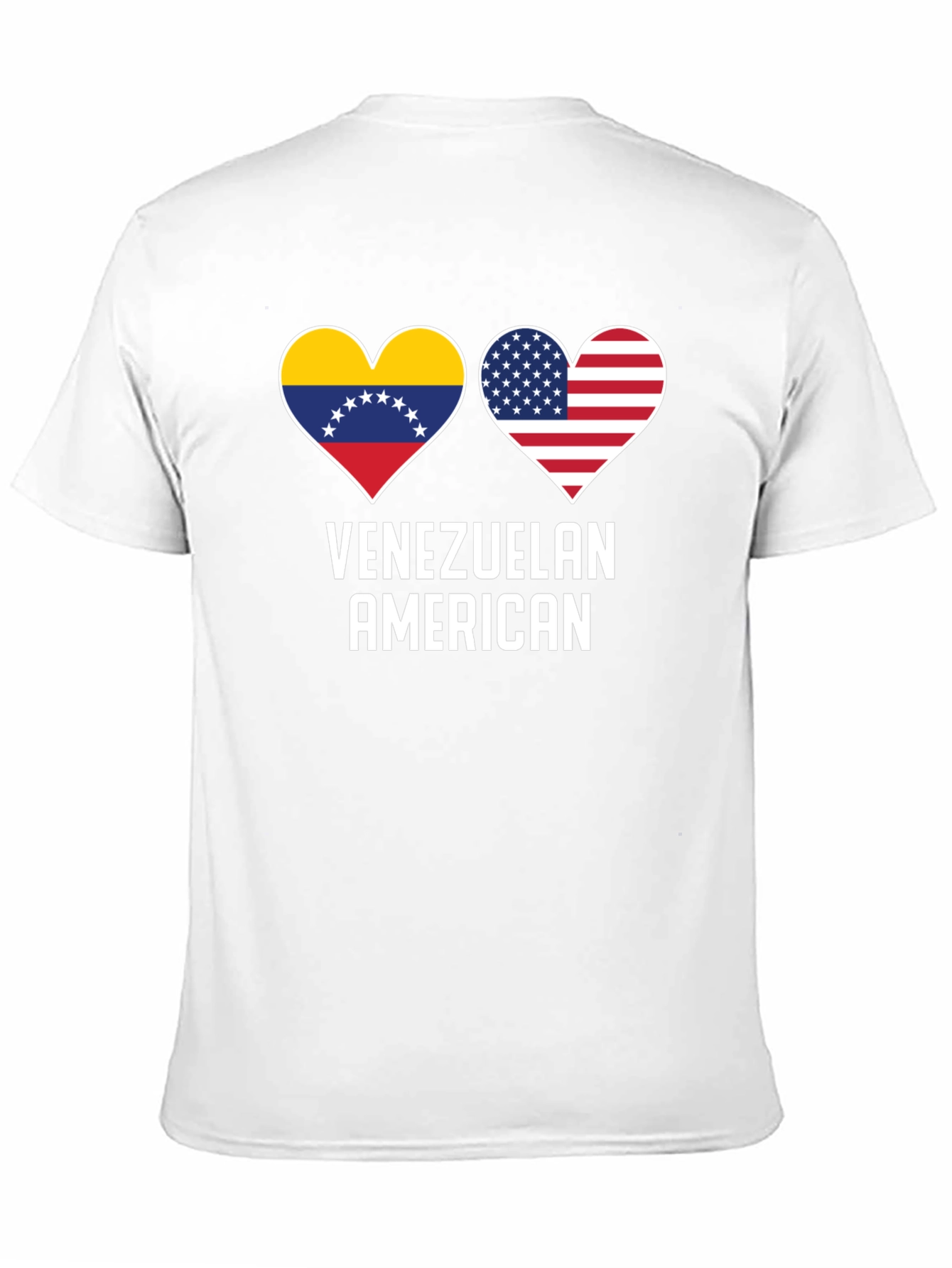 Venezuelan American Flag Heart T-Shirt