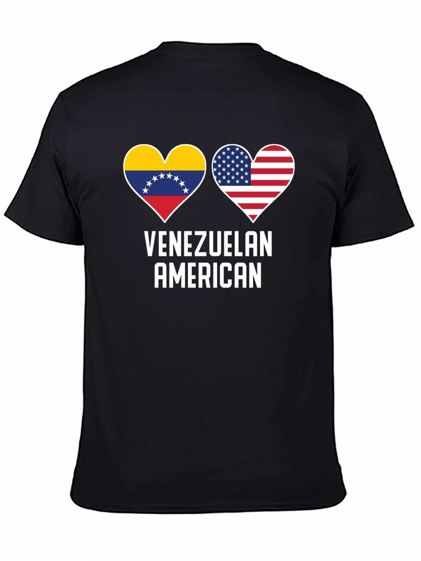 Venezuelan American Flag Heart T-Shirt