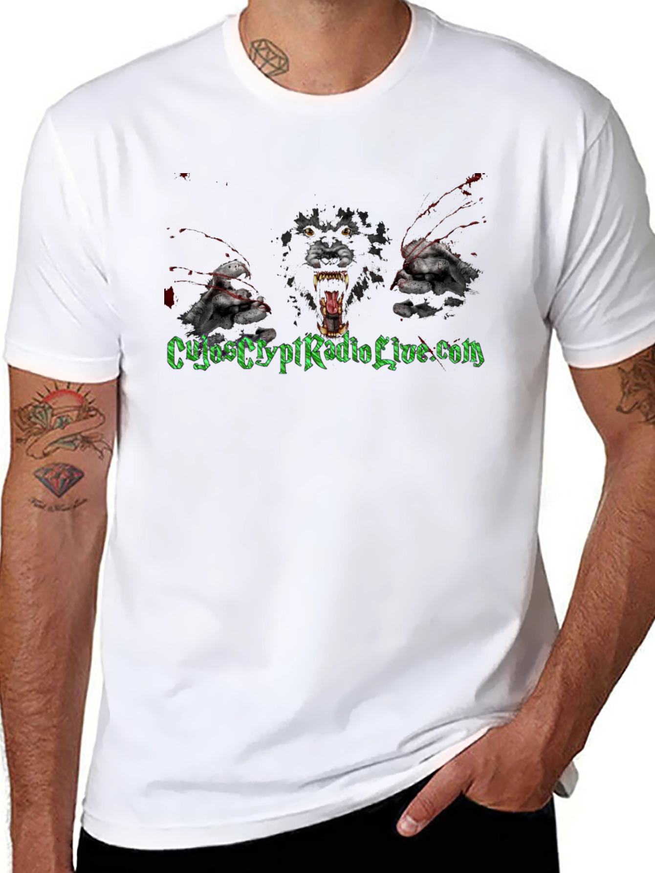 Cryptid Radio Live Werewolf T-Shirt