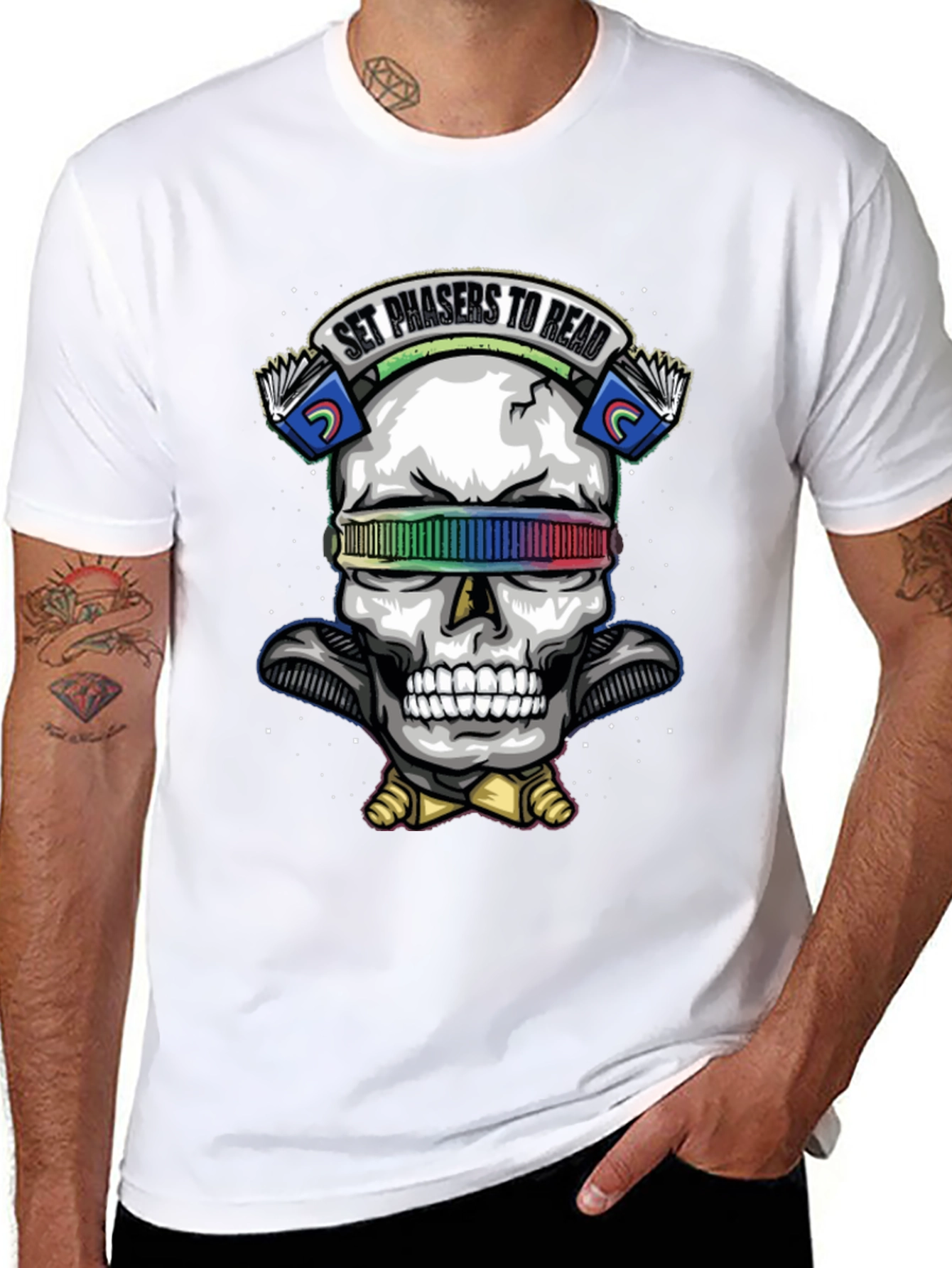 Set Phasers to Read T-Shirt