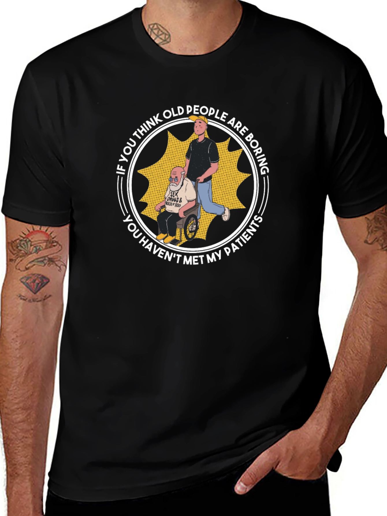 Funny Old People Are Boring T-Shirt
