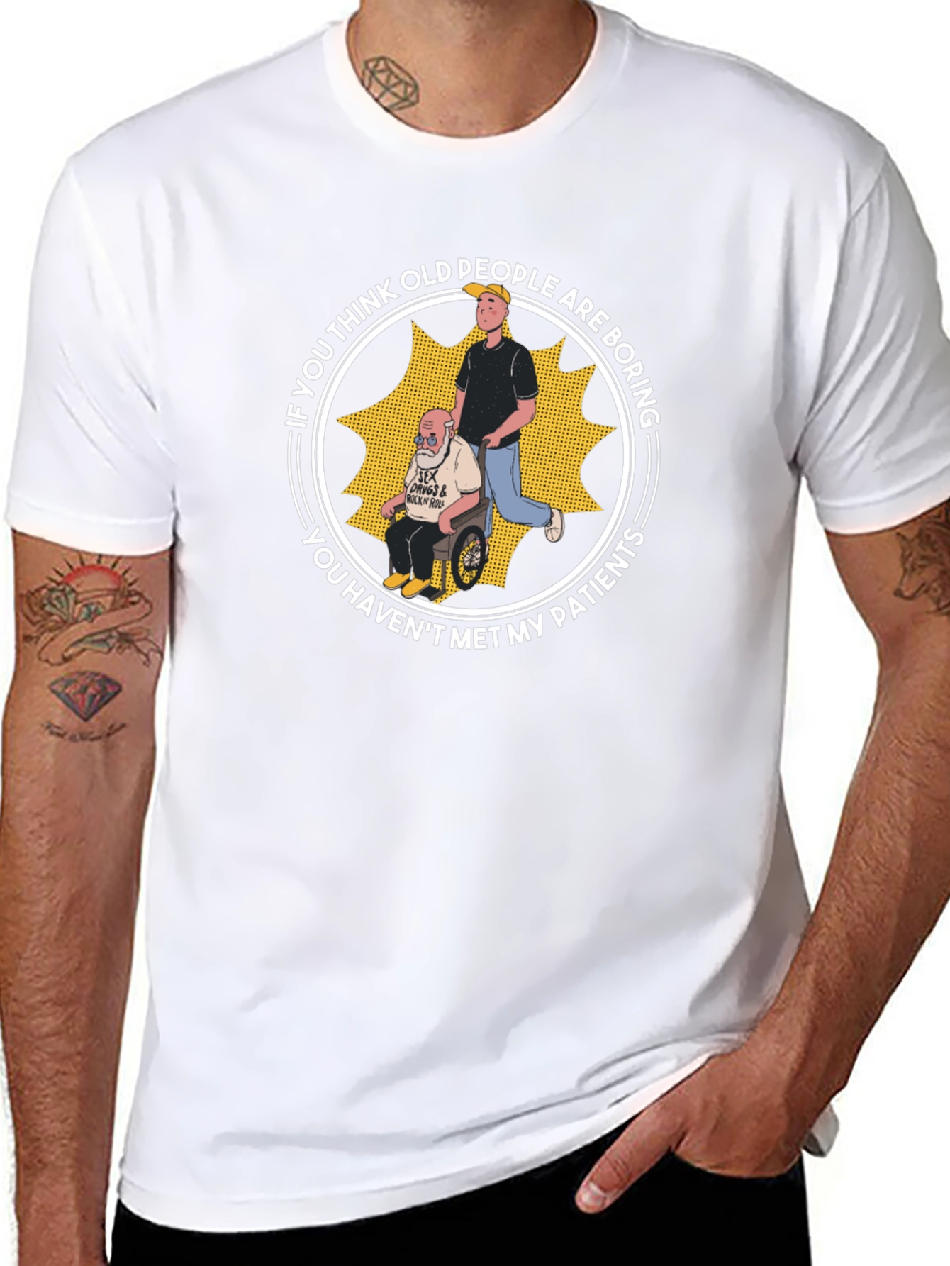 Funny Old People Are Boring T-Shirt