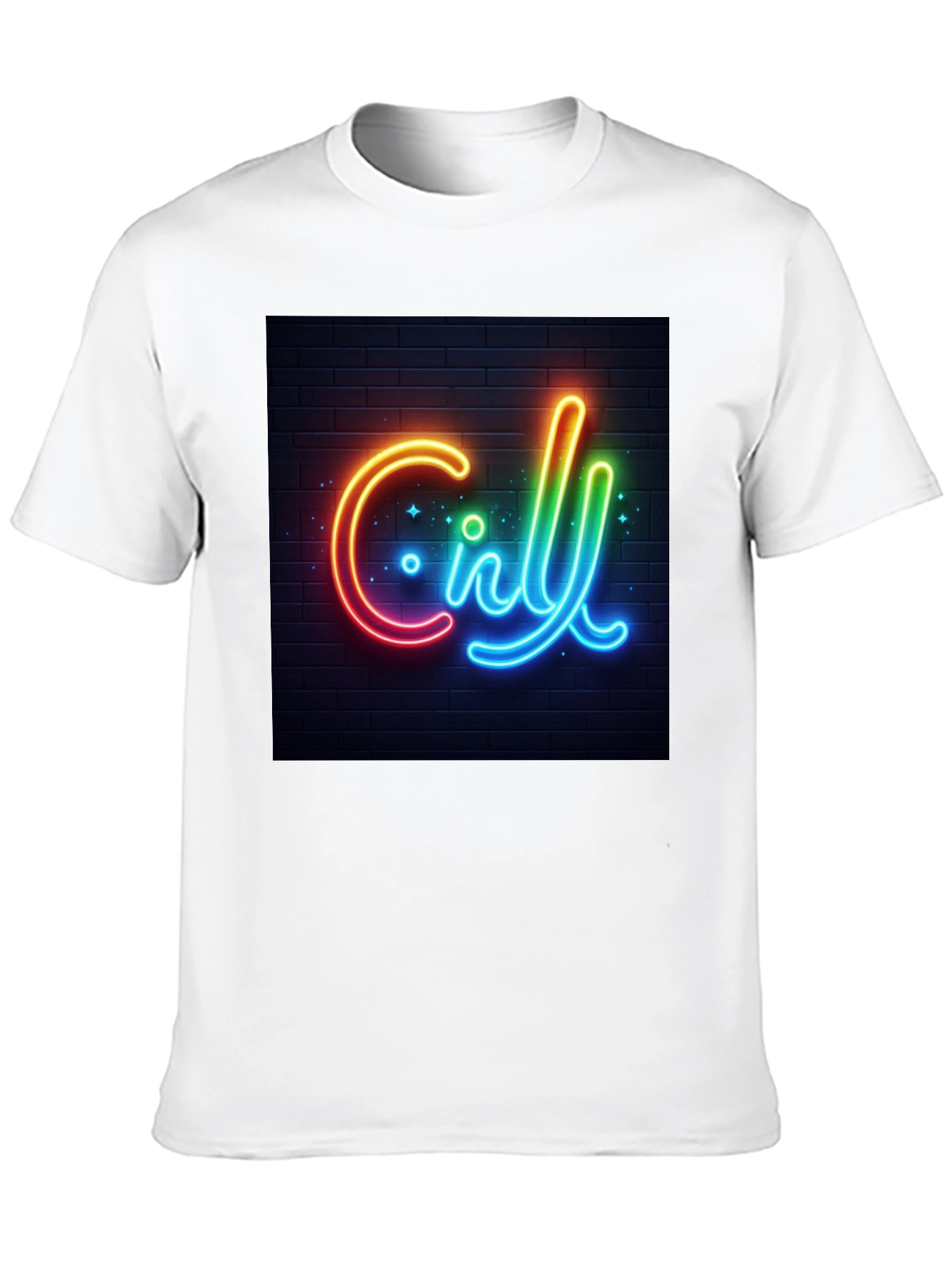 Chill Neon Graphic T-Shirt