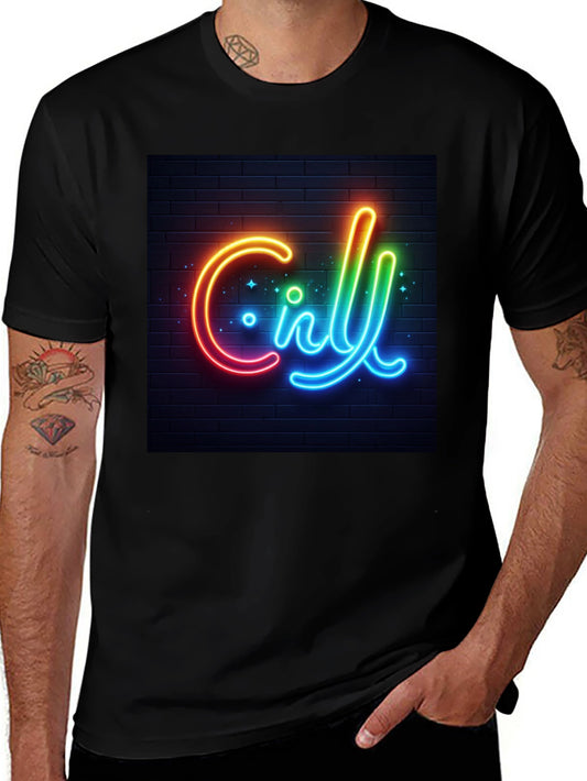 Chill Neon Graphic T-Shirt