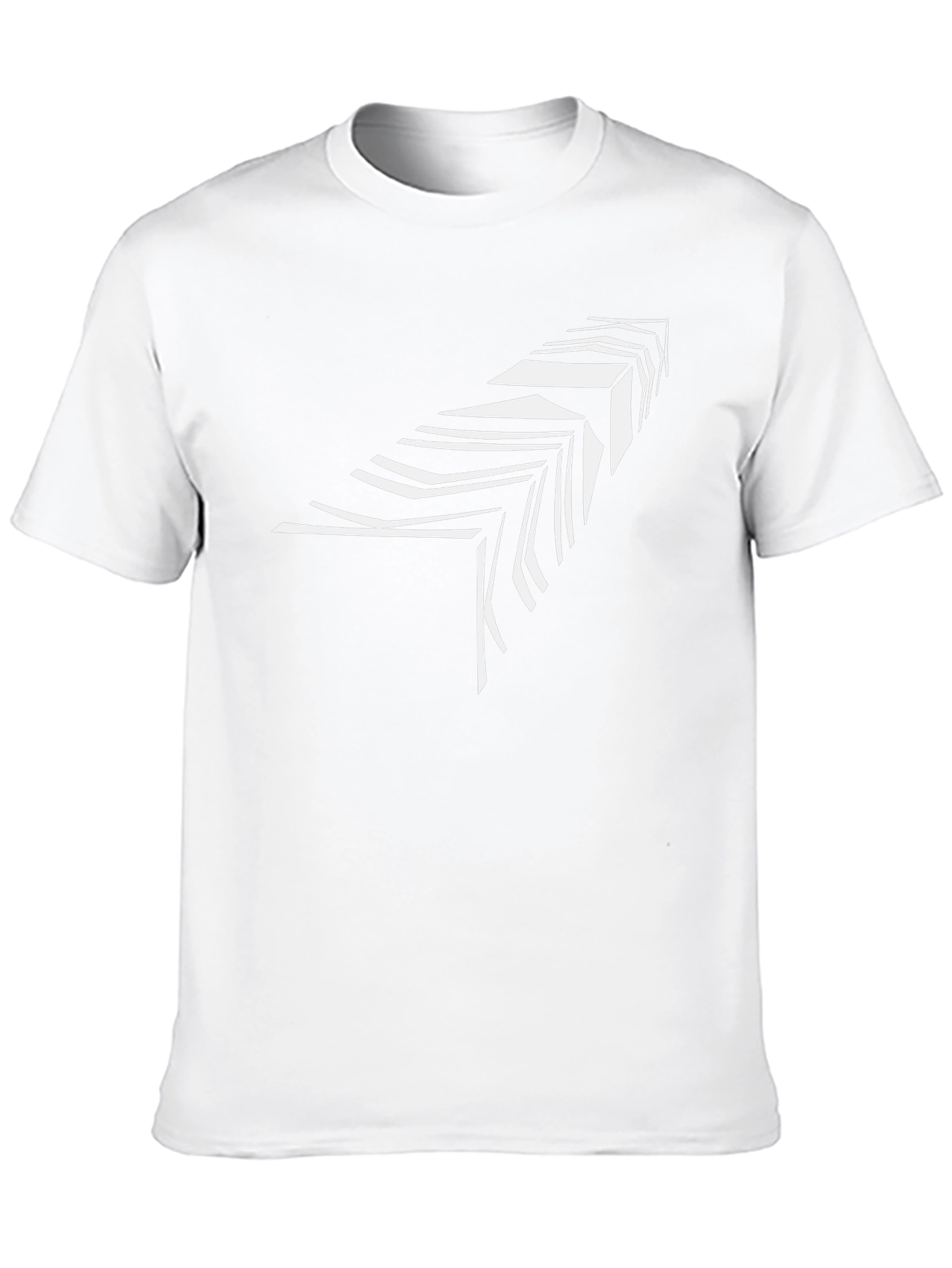 Abstract Graphic Tee - Modern Black T-Shirt
