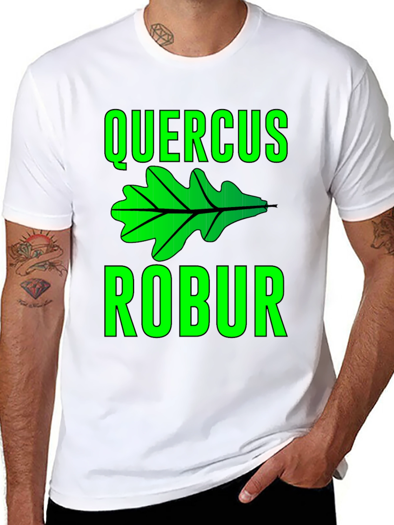 Quercus Robur Oak Leaf T-Shirt