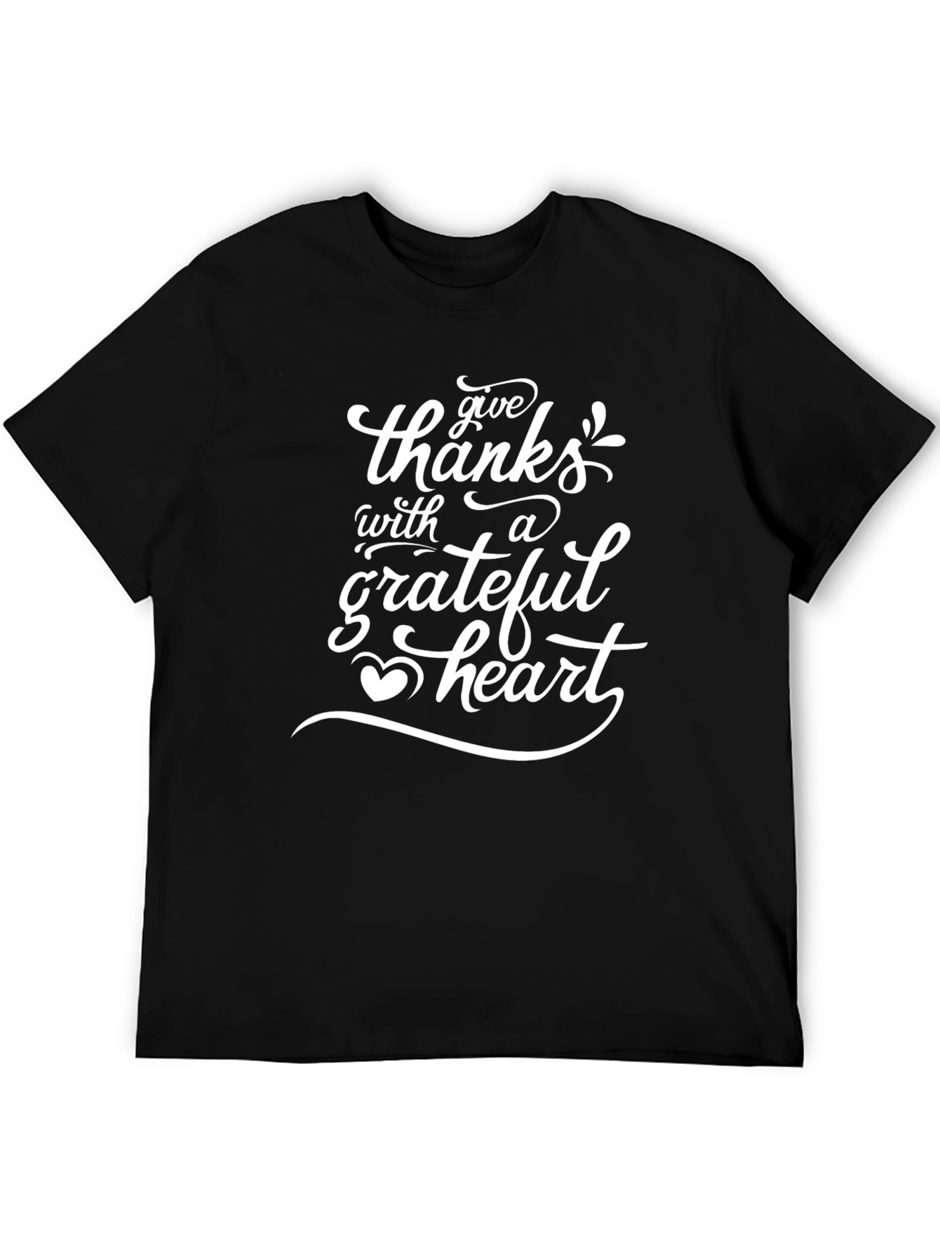 Grateful Heart Thanksgiving Graphic Tee