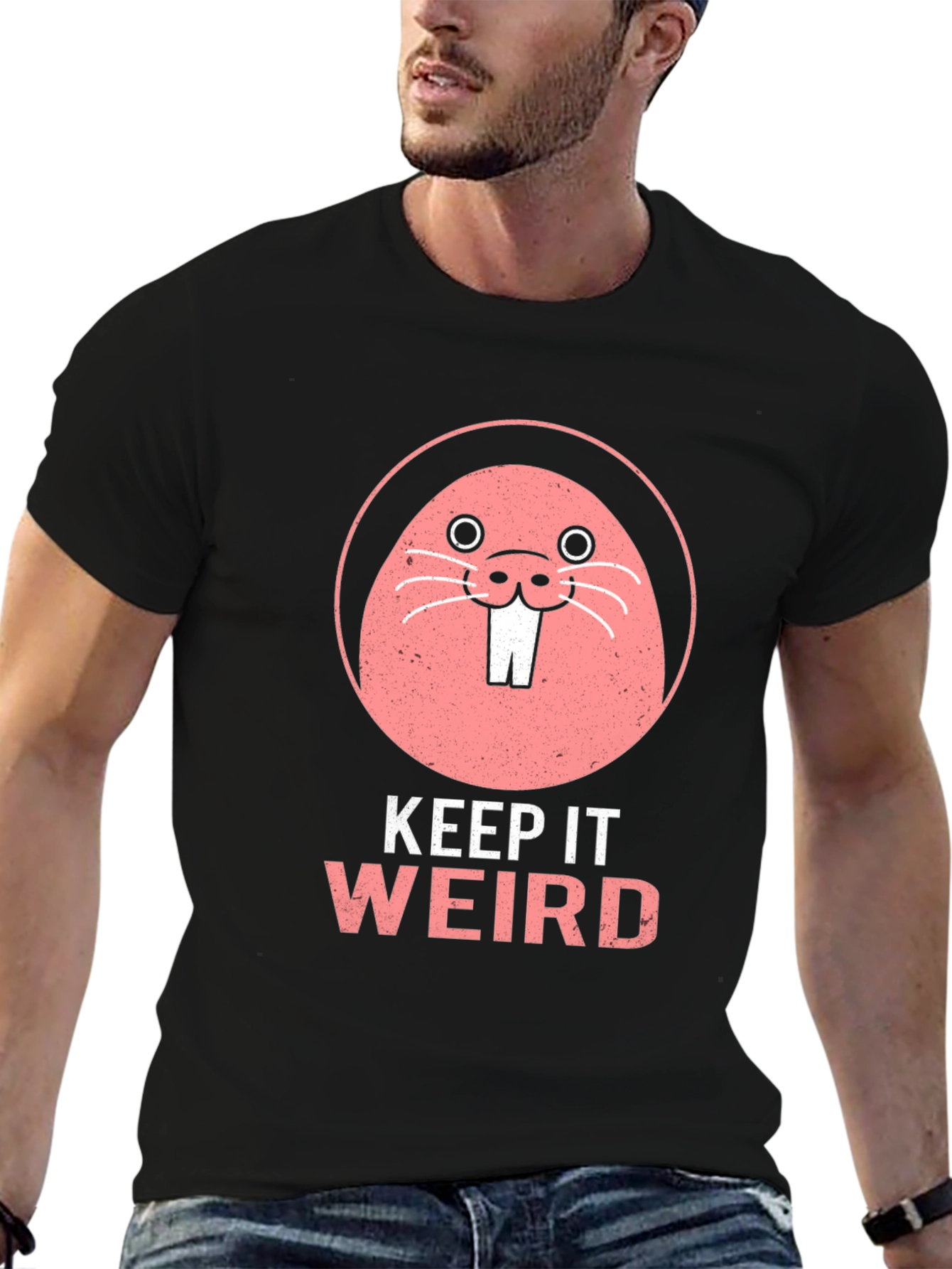 Keep It Weird T-Shirt Funny Mole Graphic Tee