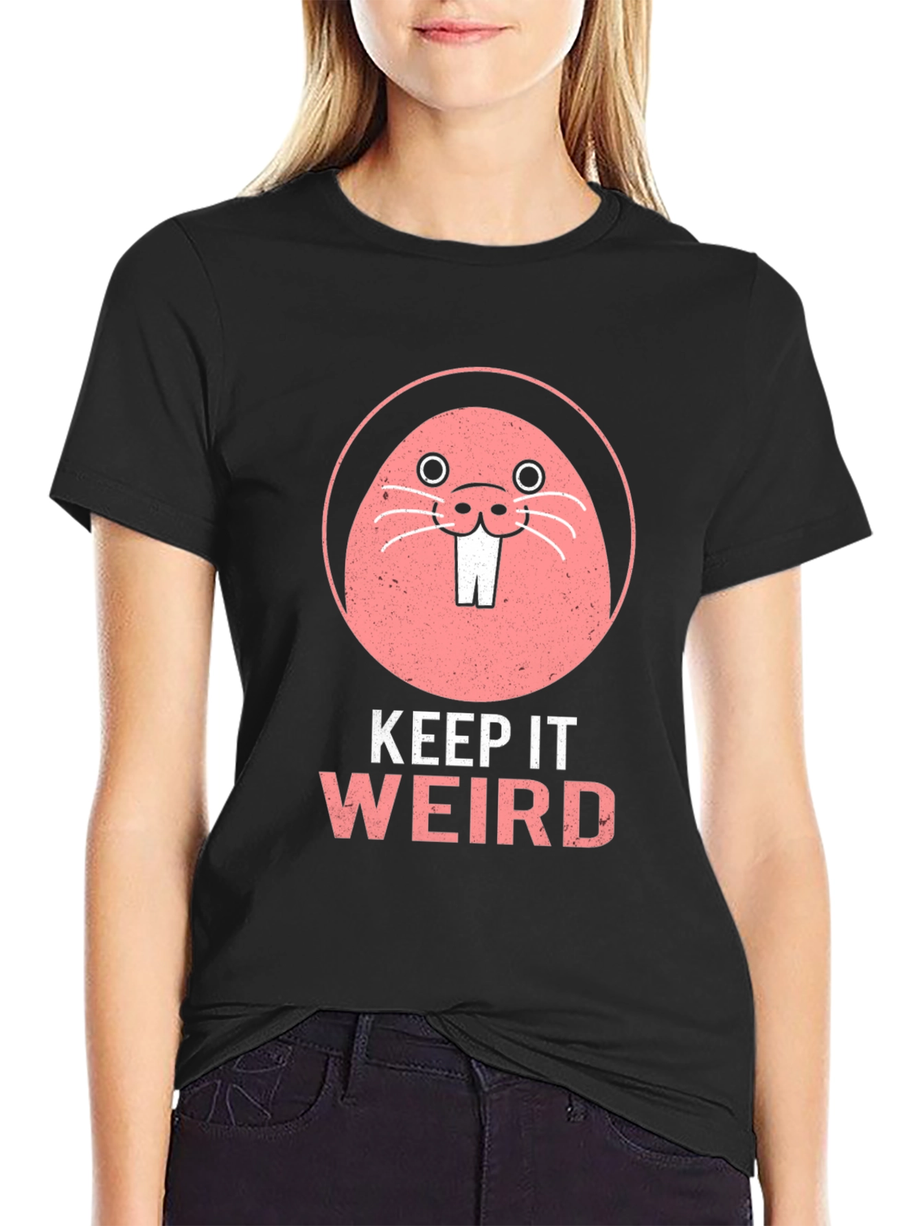 Keep It Weird T-Shirt Funny Mole Graphic Tee