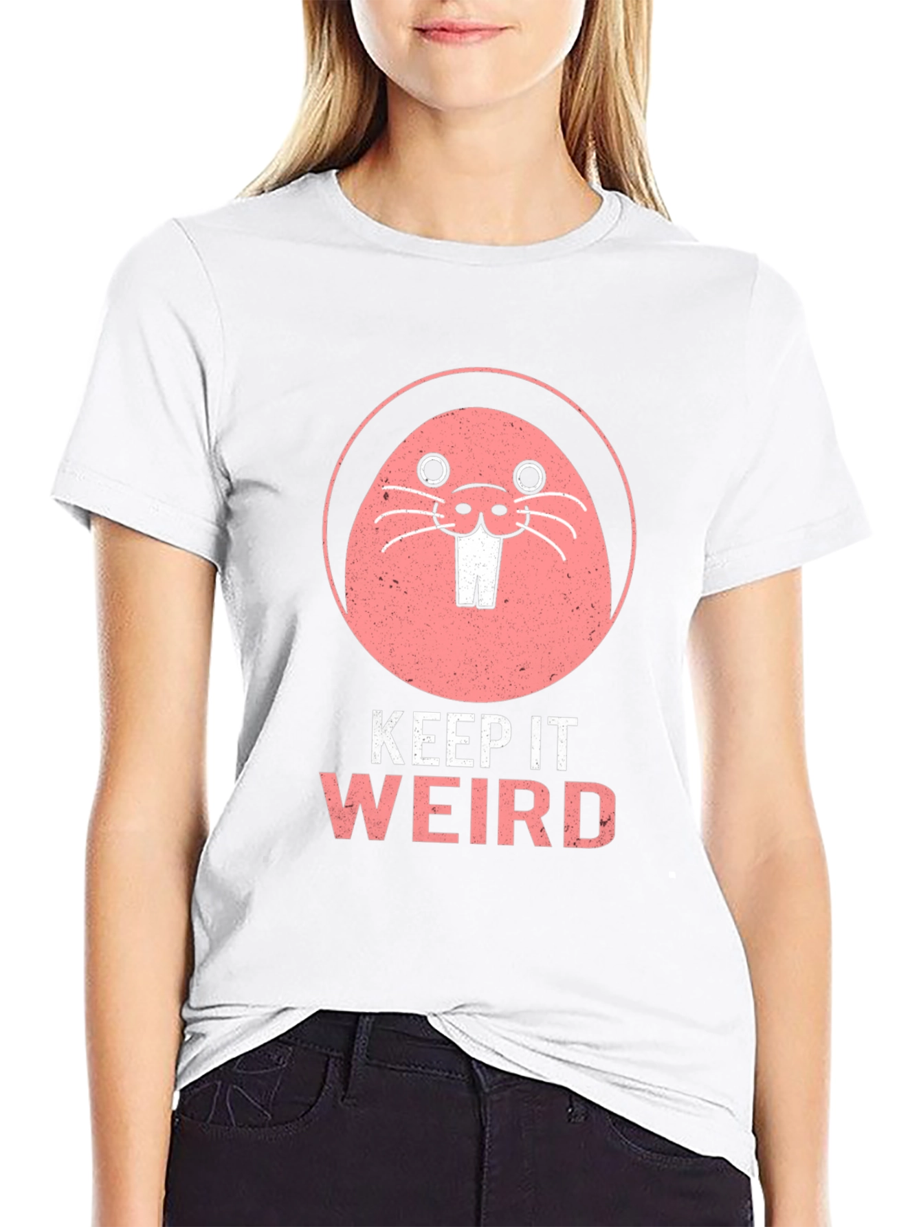 Keep It Weird T-Shirt Funny Mole Graphic Tee