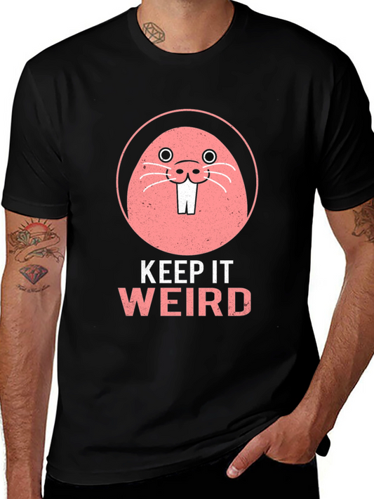 Keep It Weird T-Shirt Funny Mole Graphic Tee