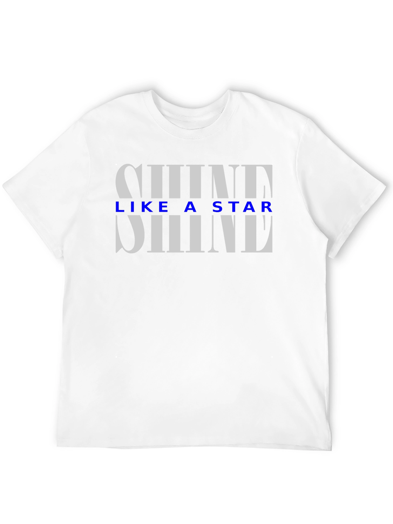 Shine Like a Star Black Graphic T-Shirt