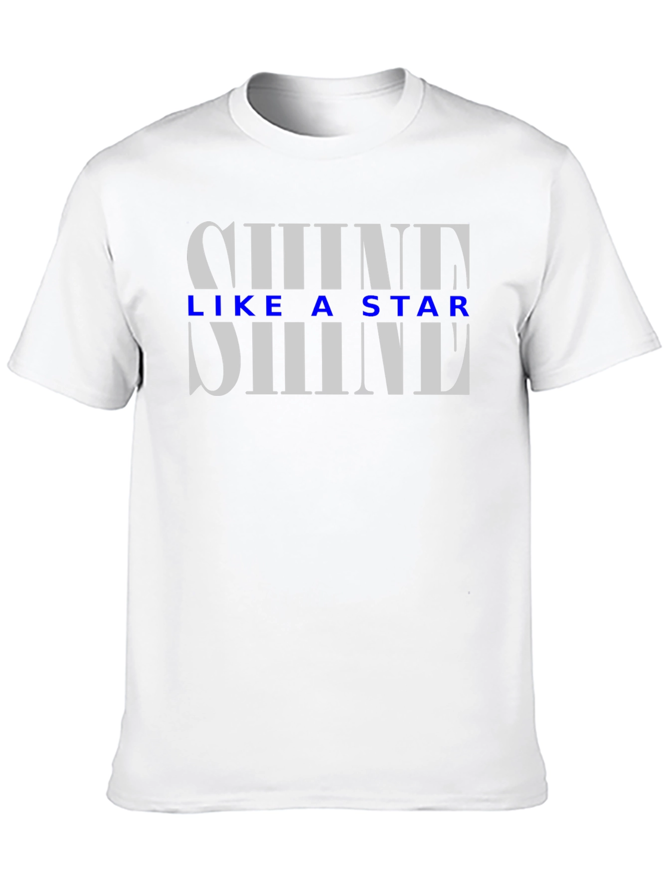 Shine Like a Star Black Graphic T-Shirt