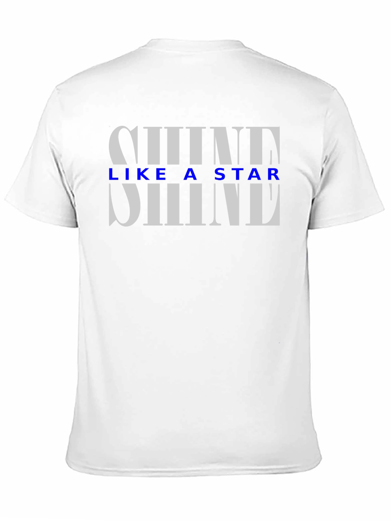 Shine Like a Star Black Graphic T-Shirt