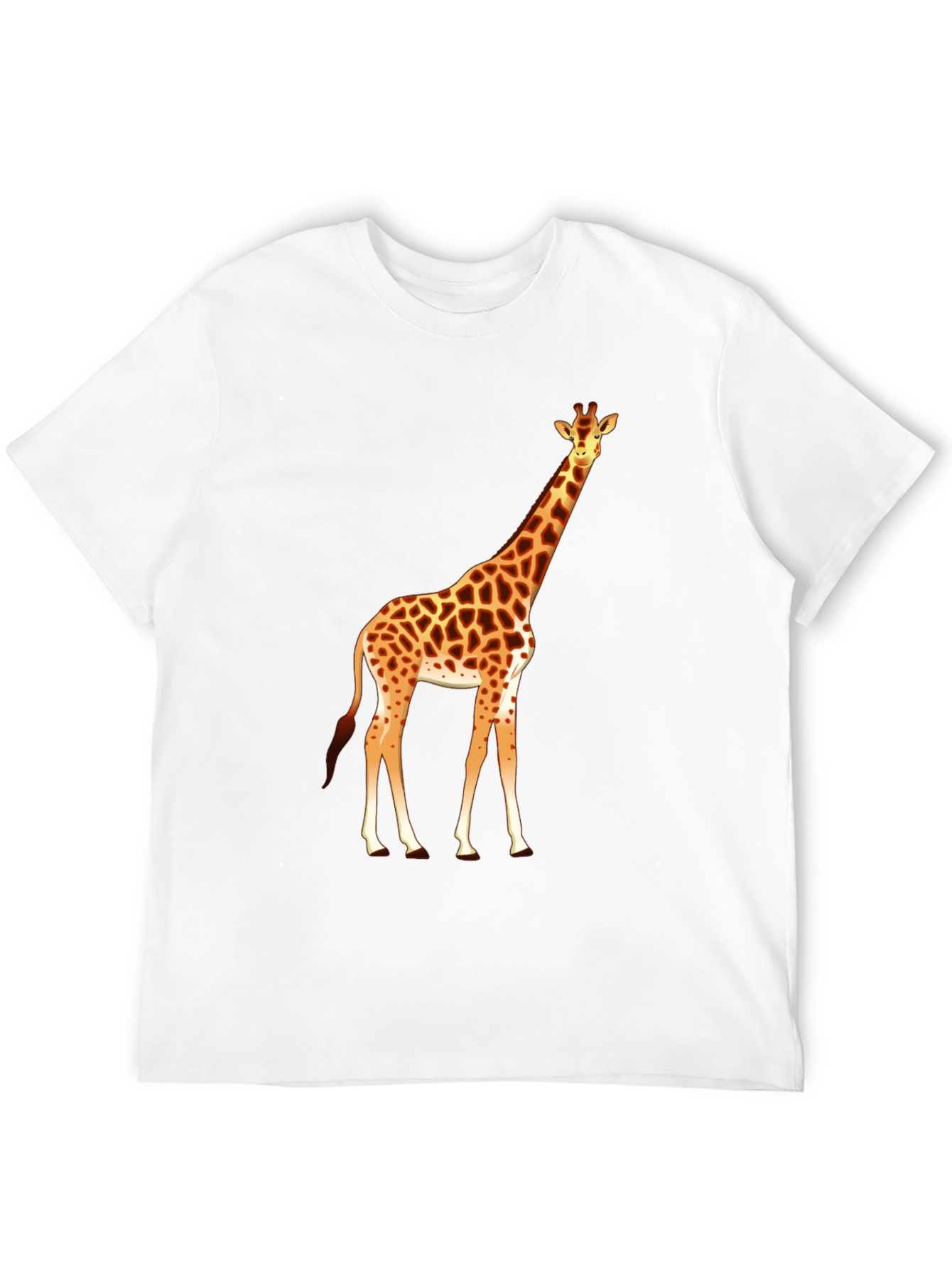 Giraffe Graphic Tee - Mens Black T-Shirt