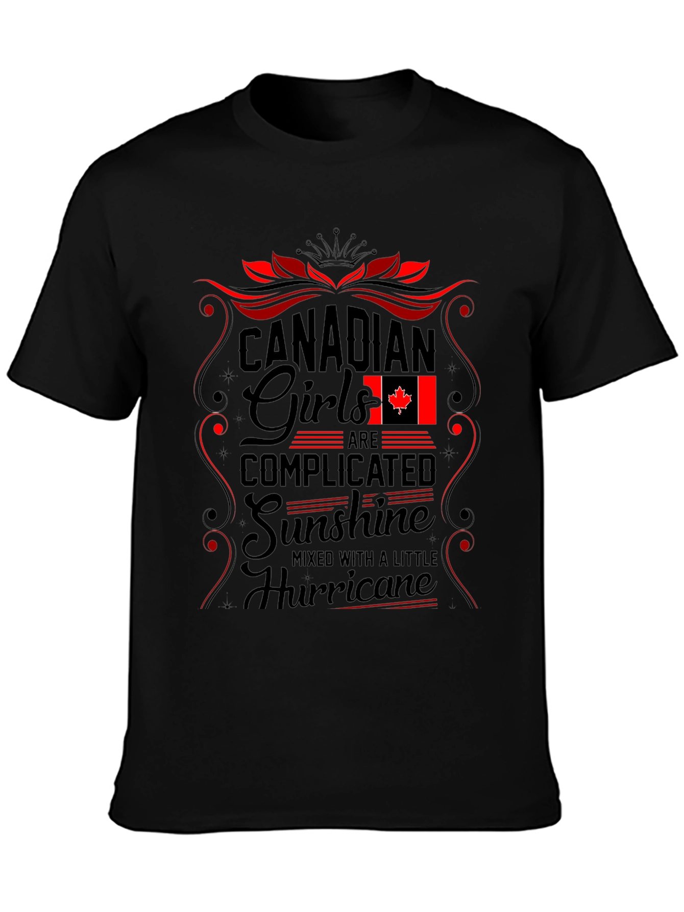 Canadian Girls T-Shirt - Complicated Sunshine