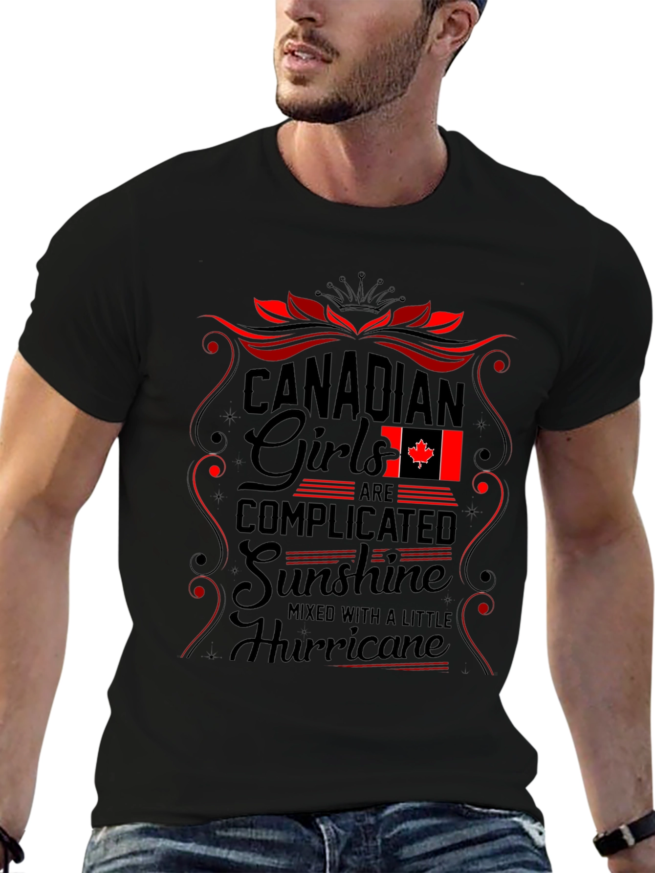 Canadian Girls T-Shirt - Complicated Sunshine