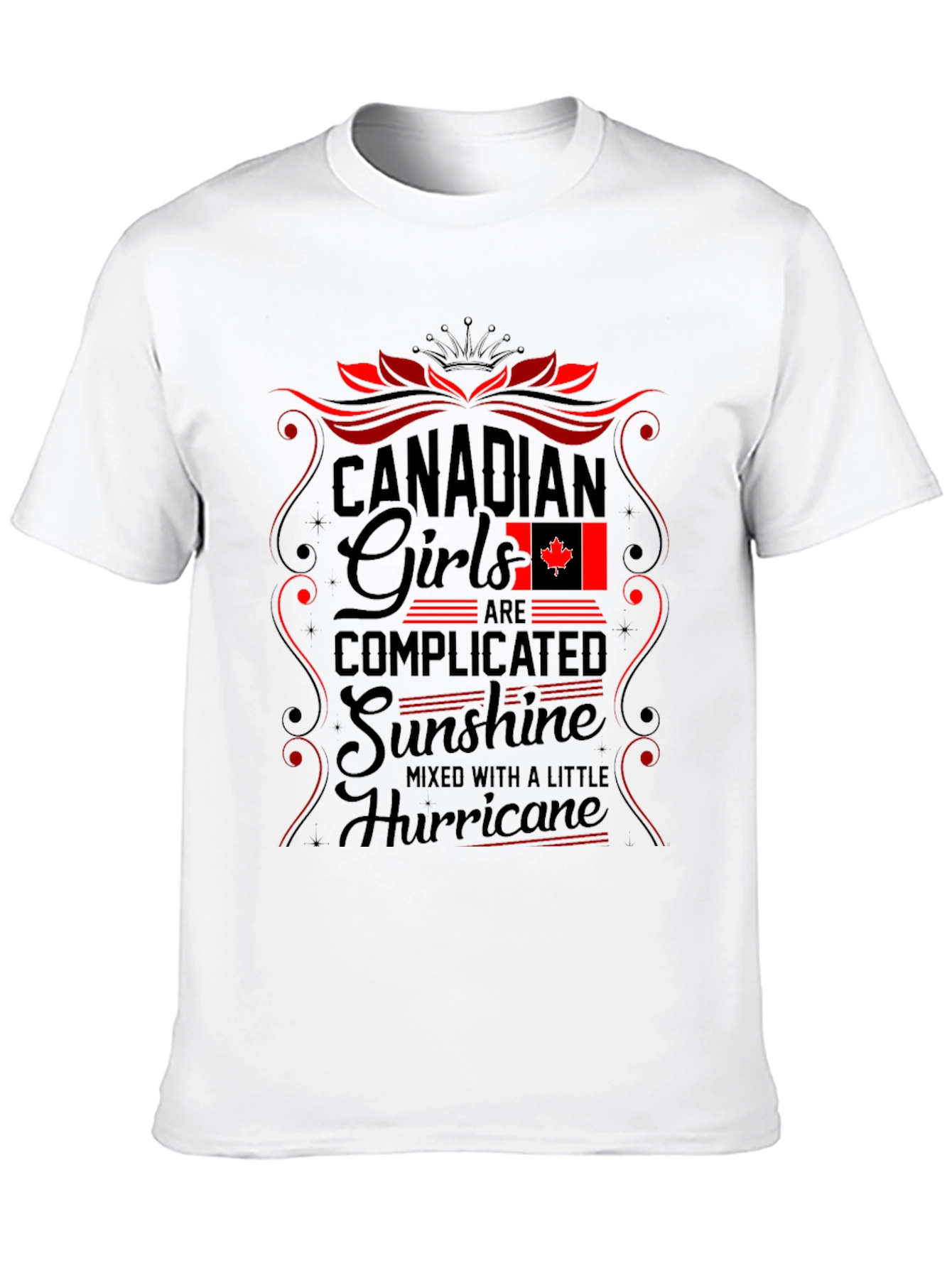 Canadian Girls T-Shirt - Complicated Sunshine