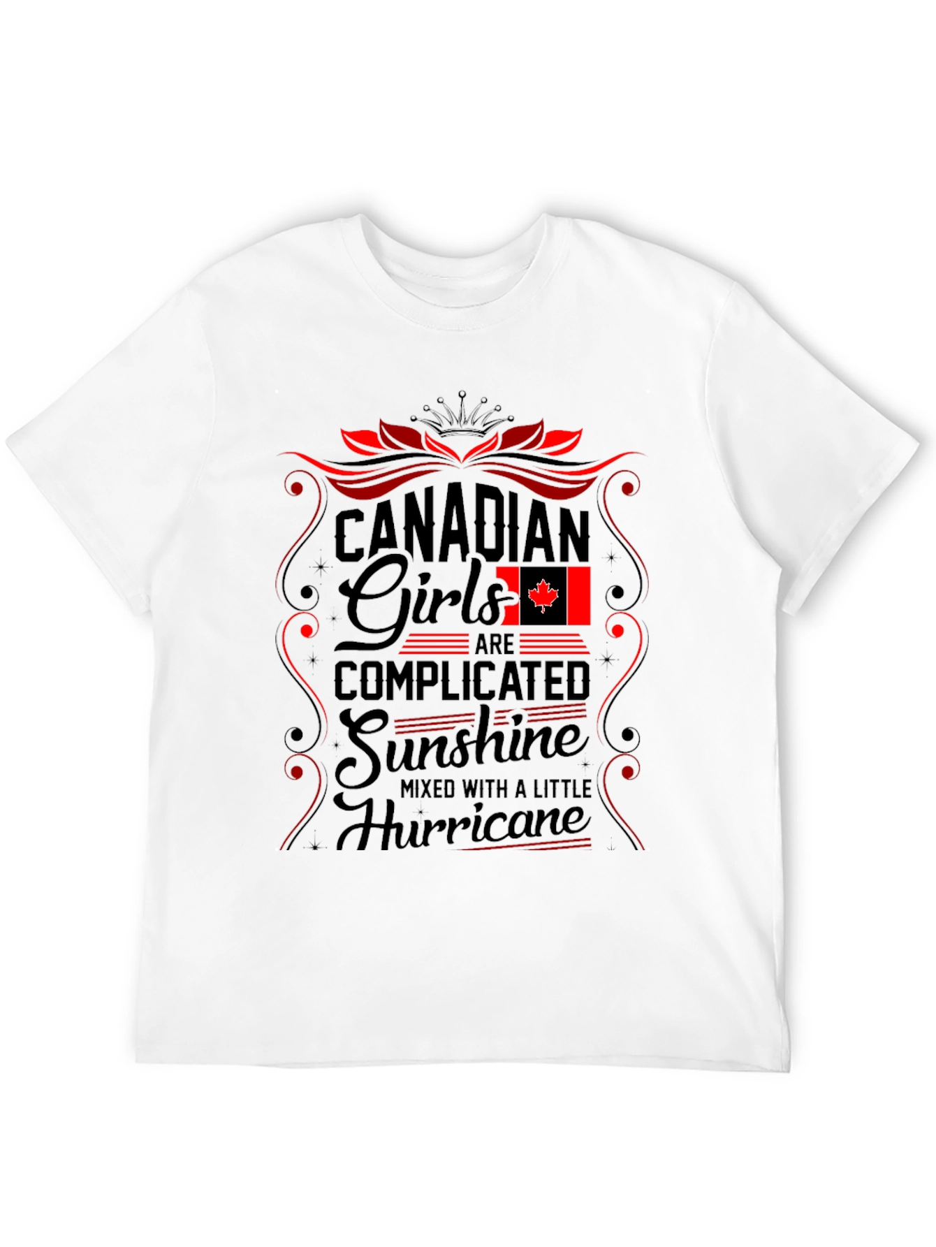 Canadian Girls T-Shirt - Complicated Sunshine