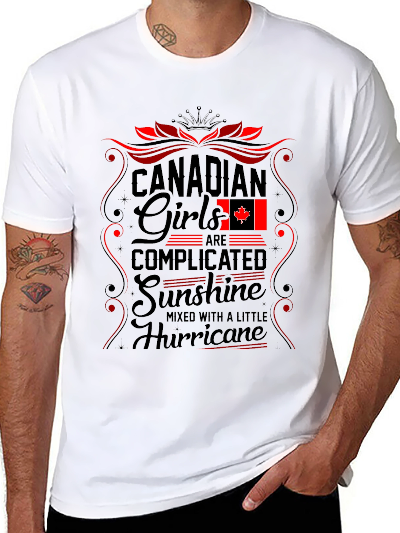 Canadian Girls T-Shirt - Complicated Sunshine
