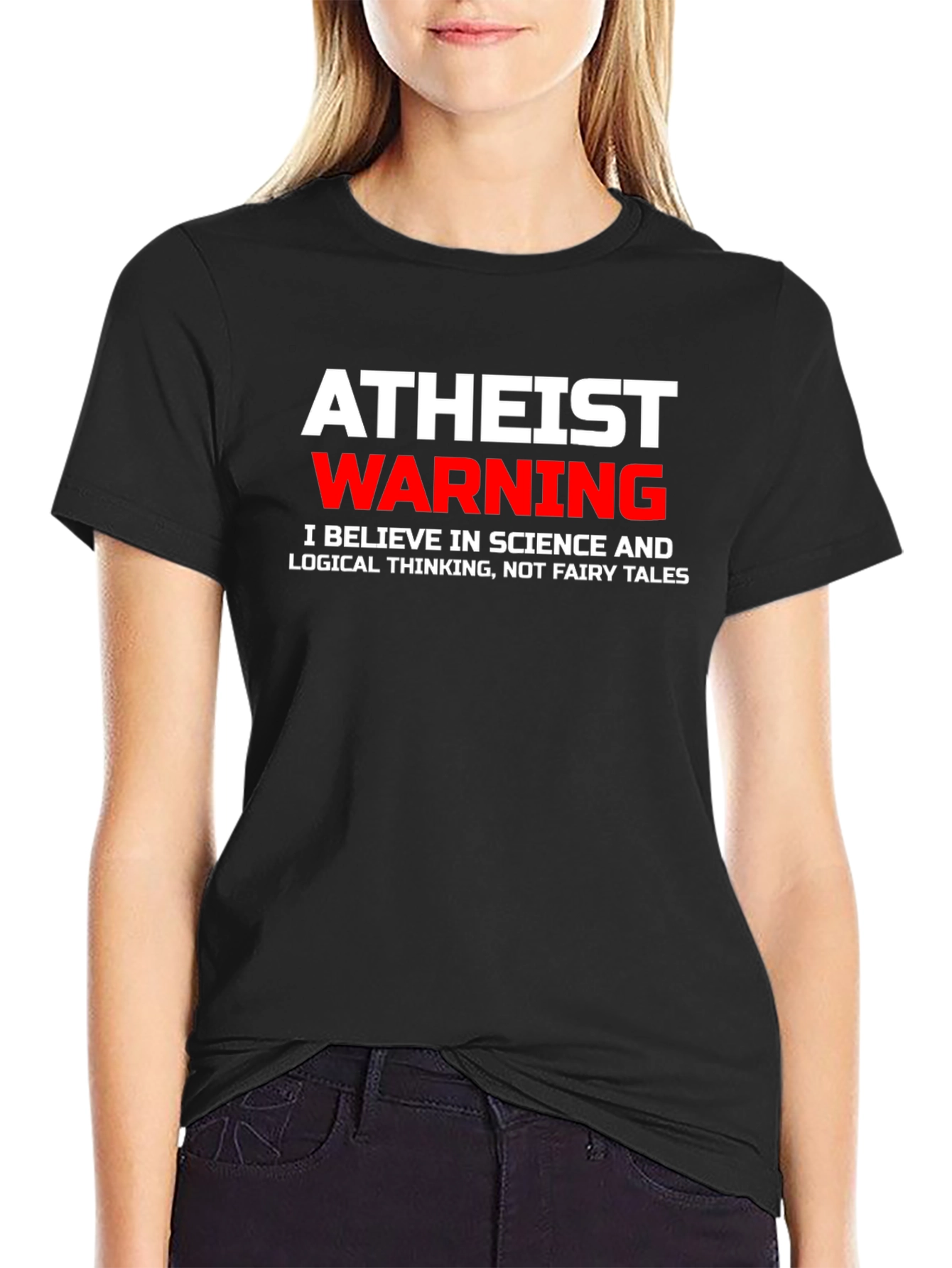 Atheist Warning Science T-Shirt