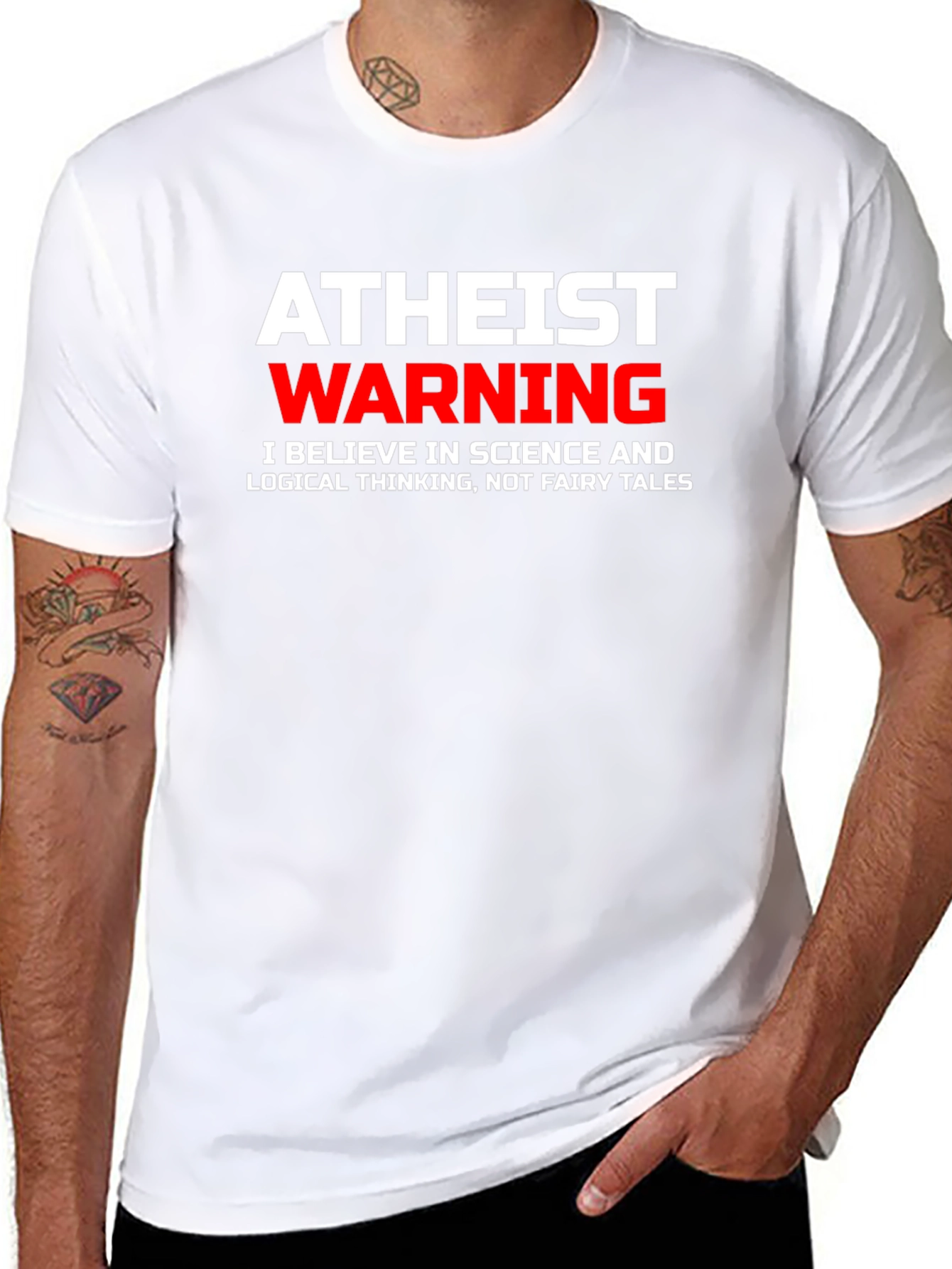 Atheist Warning Science T-Shirt