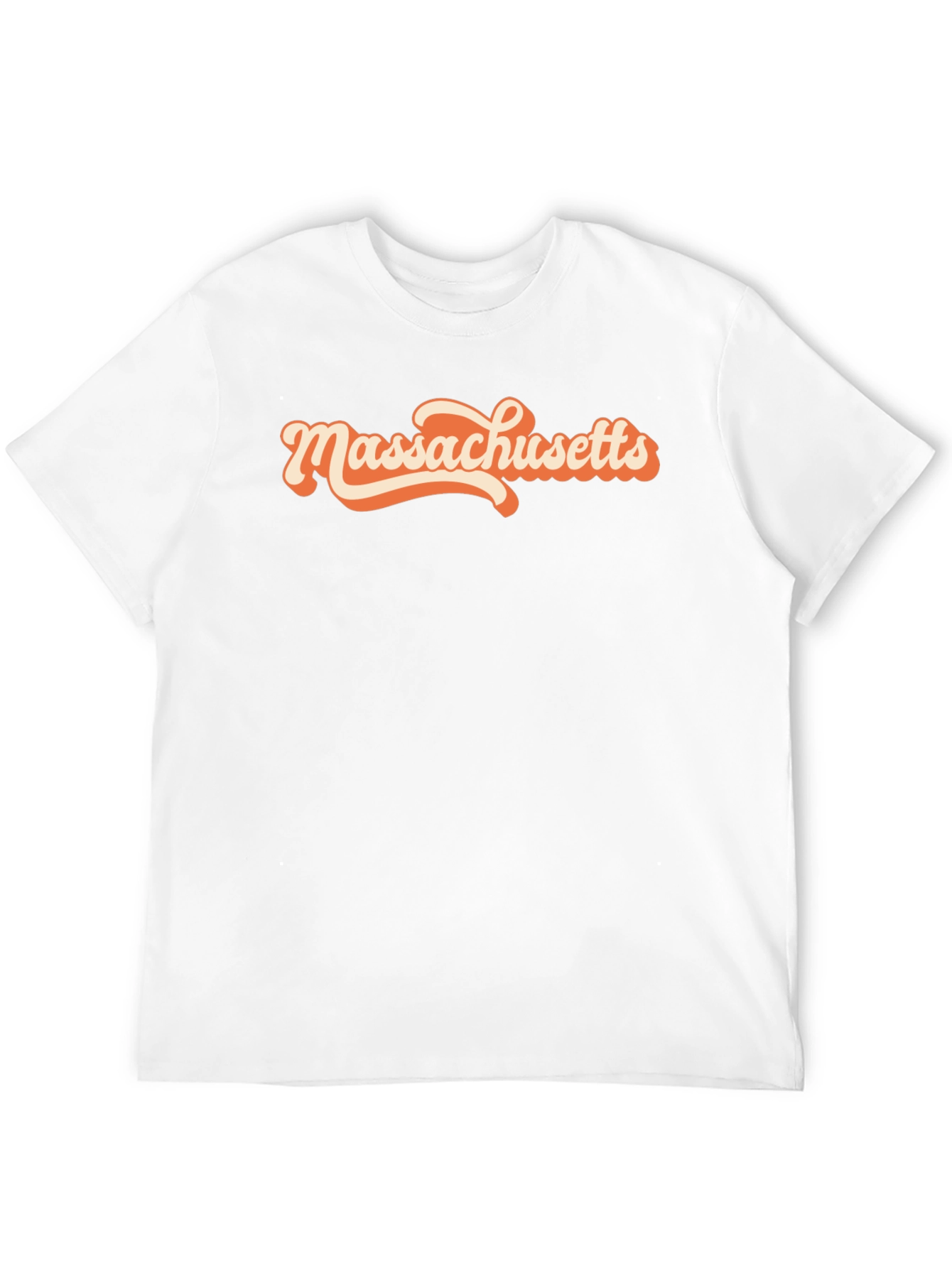 Massachusetts Graphic T-Shirt Retro Style