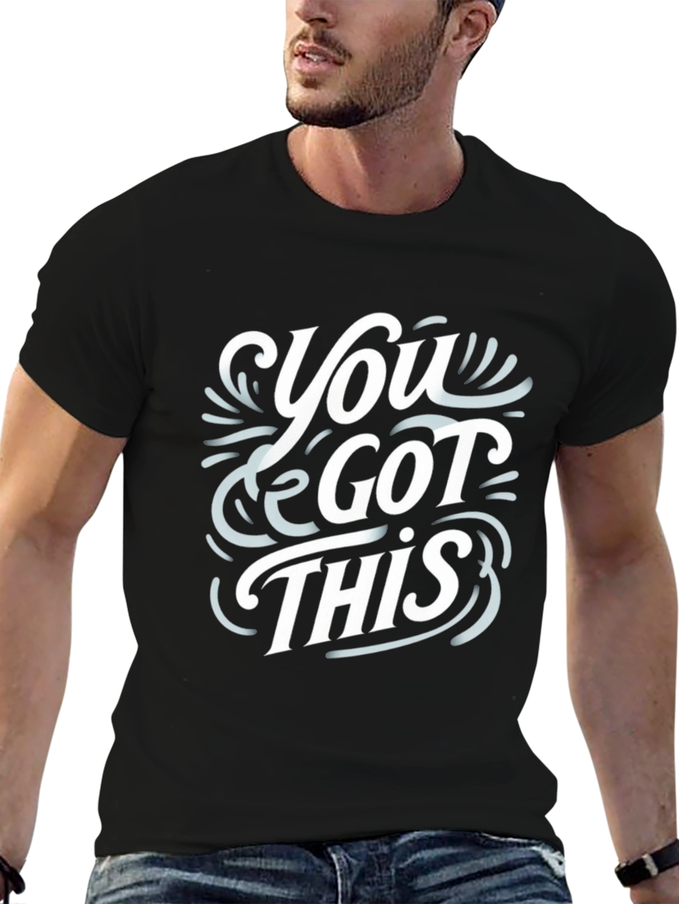 You Got This Graphic Tee - Black T-Shirt