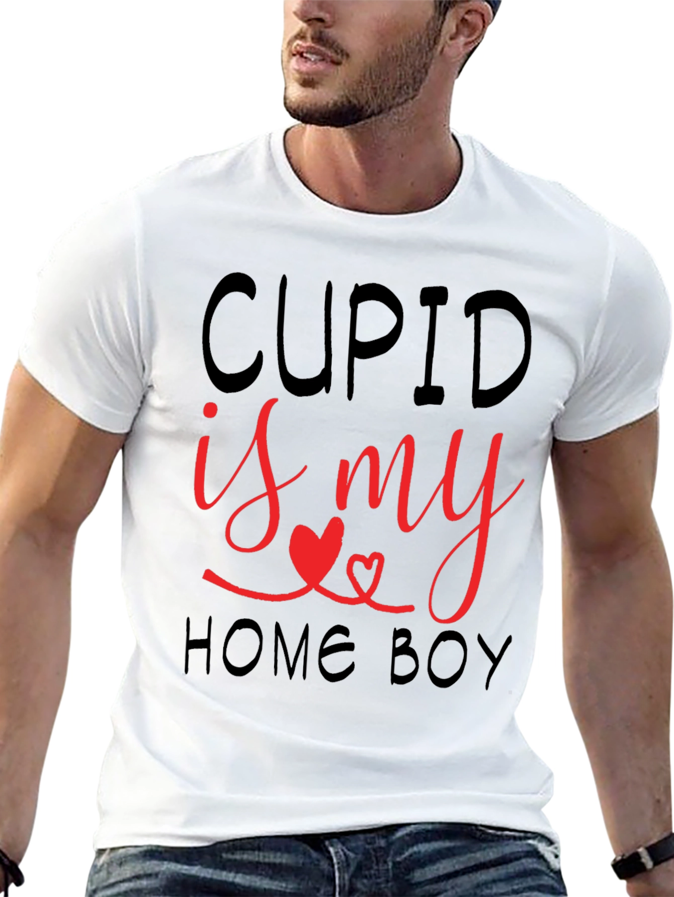 Cupid is My Homeboy Valentines Day T-Shirt
