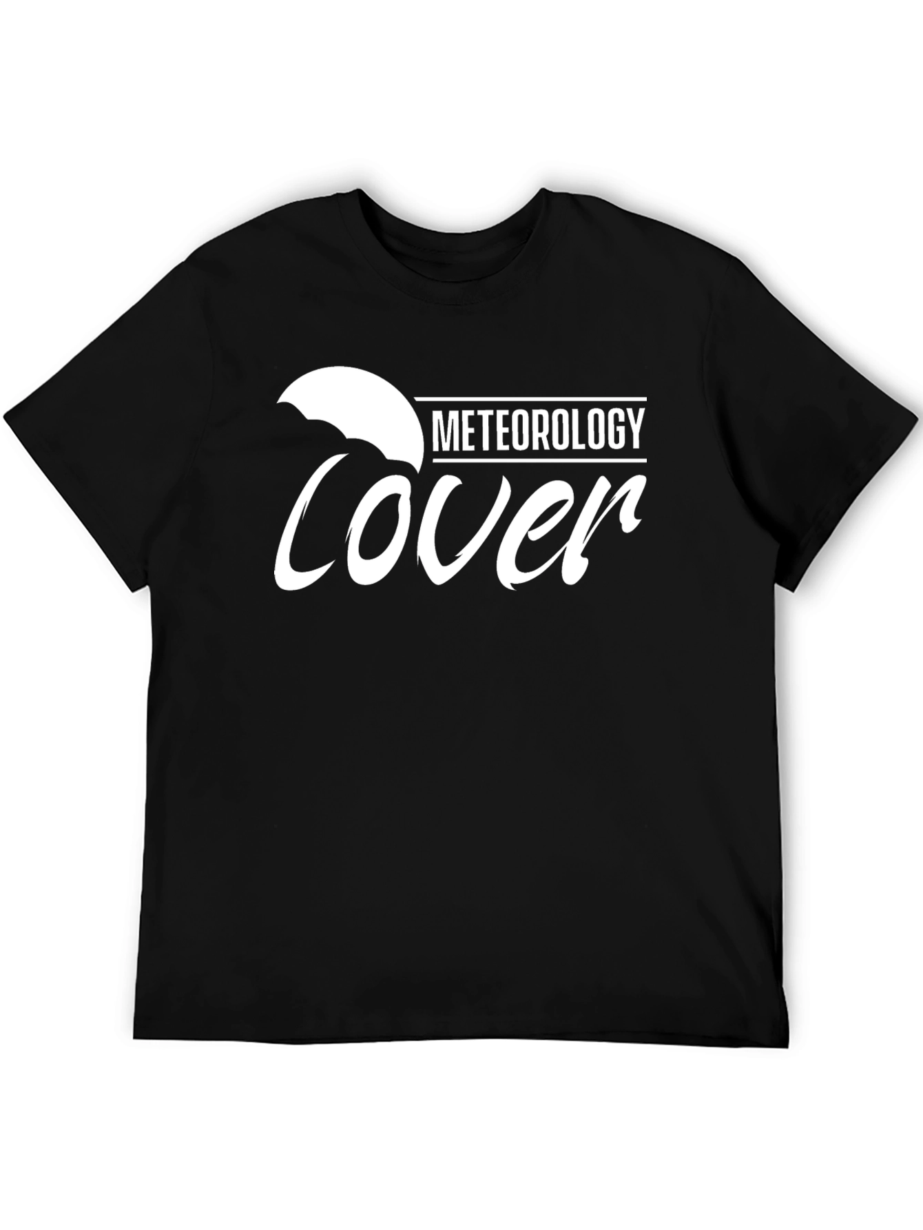 Meteorology Lover Black T-Shirt