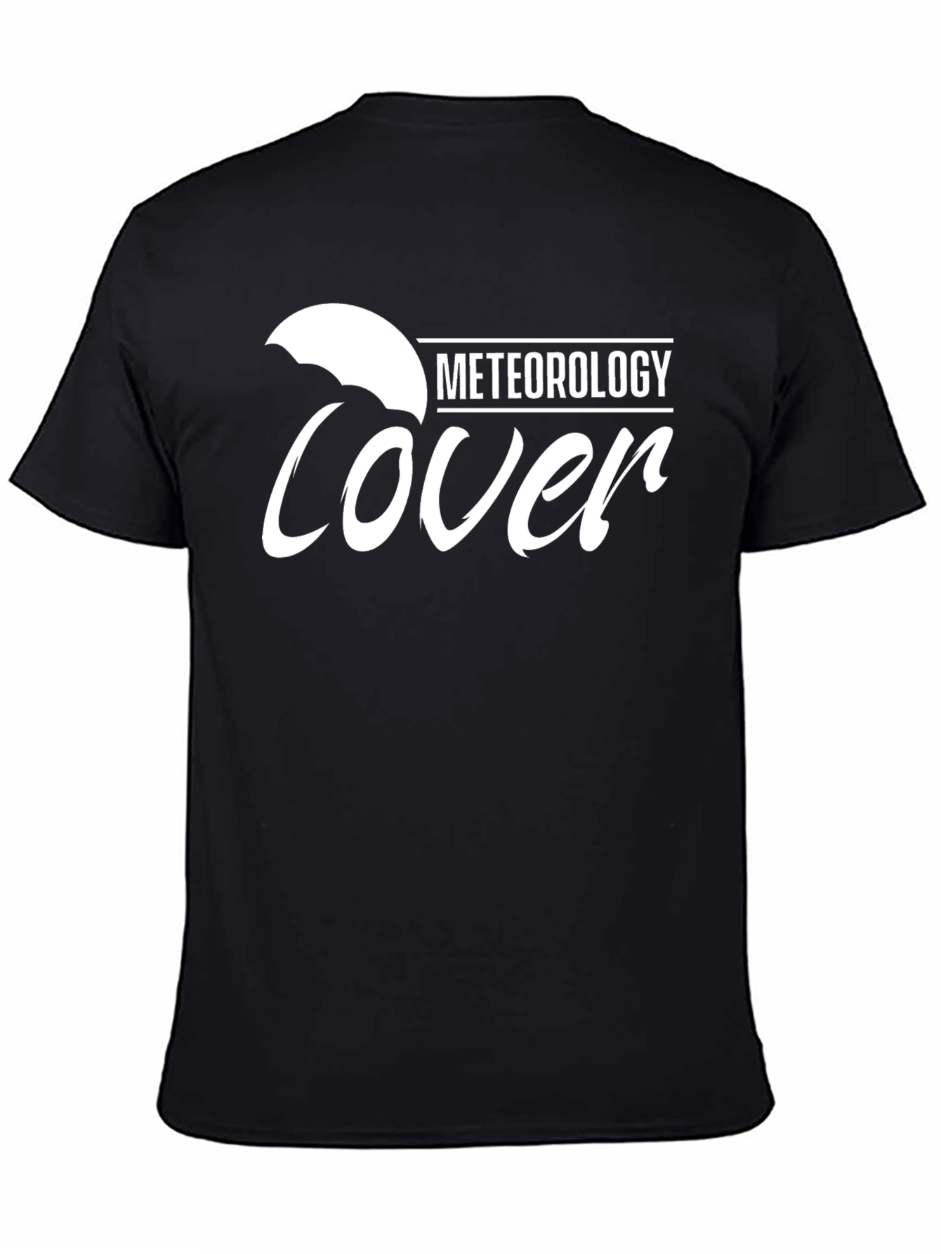 Meteorology Lover Black T-Shirt