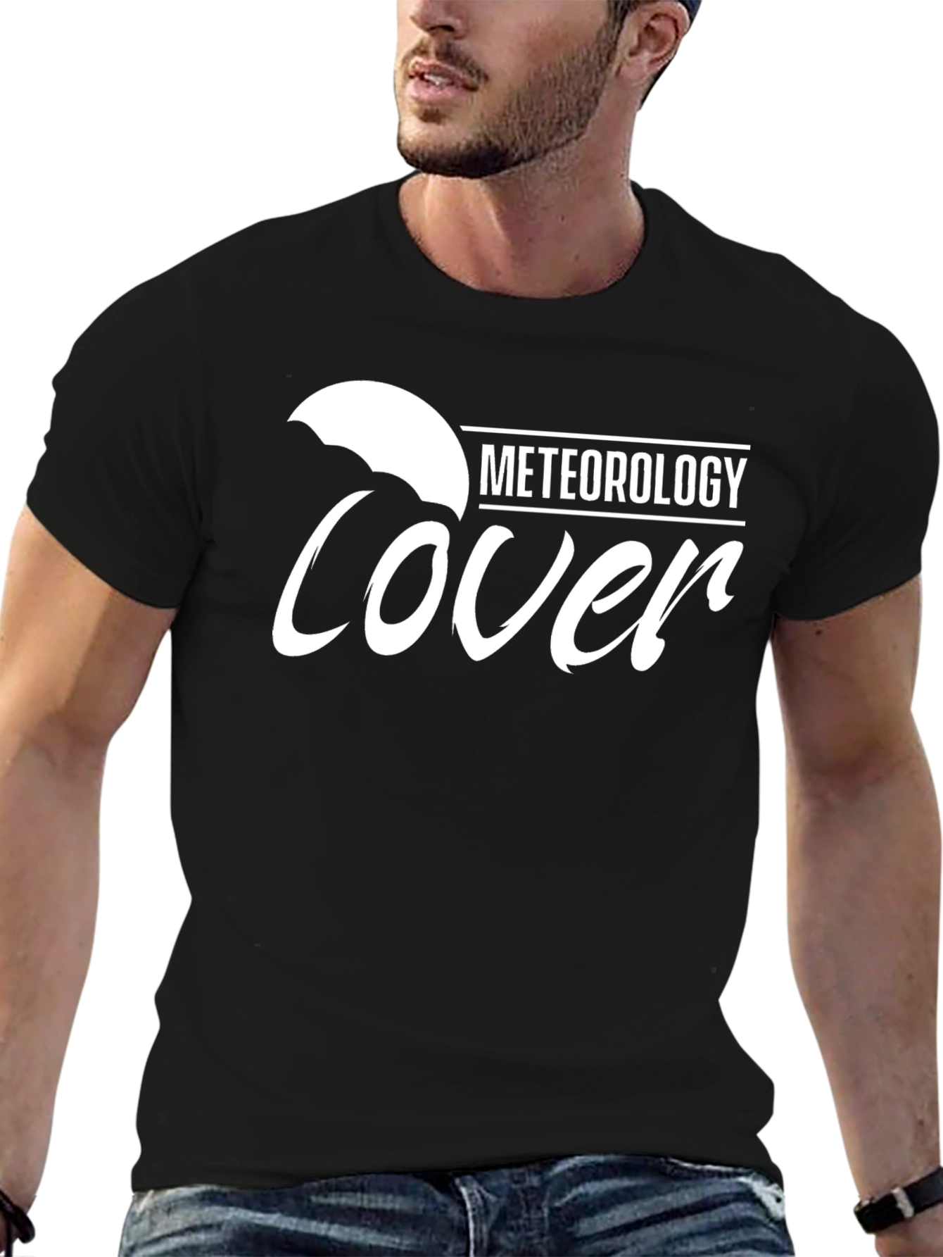 Meteorology Lover Black T-Shirt