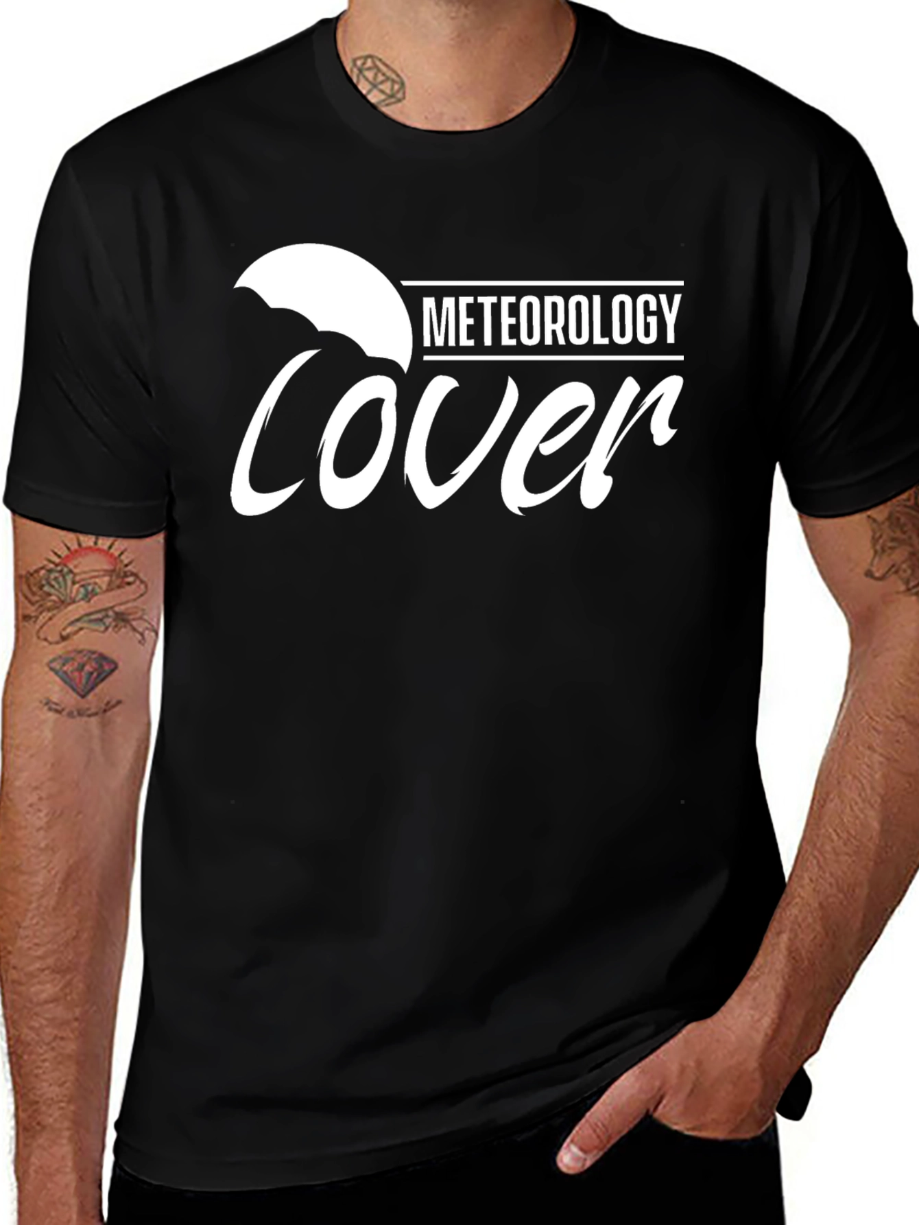 Meteorology Lover Black T-Shirt