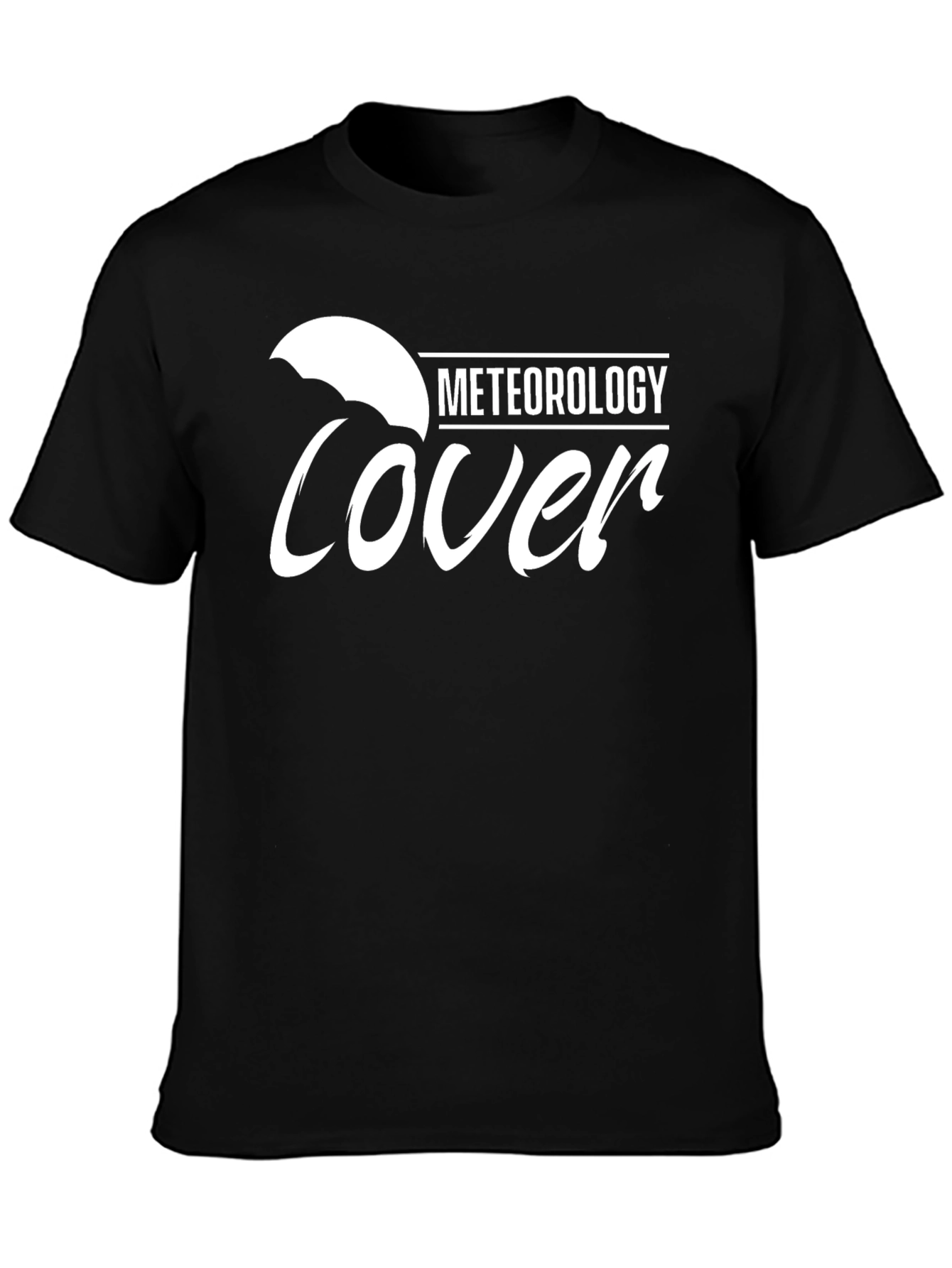 Meteorology Lover Black T-Shirt