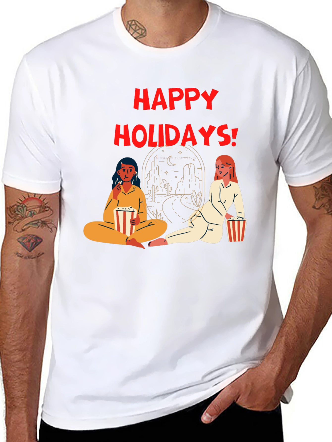 Happy Holidays Graphic T-Shirt