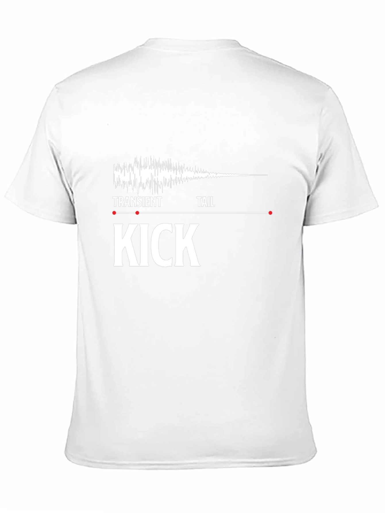 Kick Drum Transient Tail T-Shirt - Music Production Tee