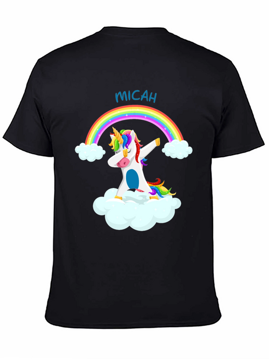 Micahs Unicorn Dab Rainbow T-Shirt