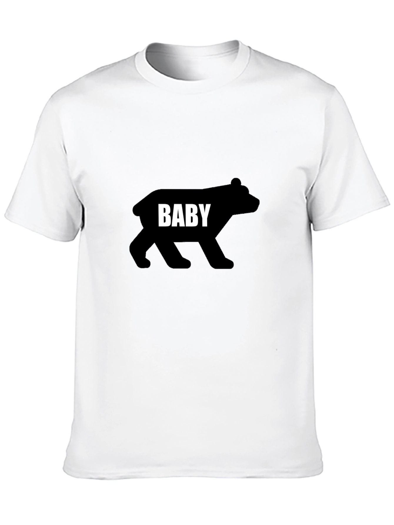 Baby Bear Black T-Shirt - Cute Animal Graphic Tee
