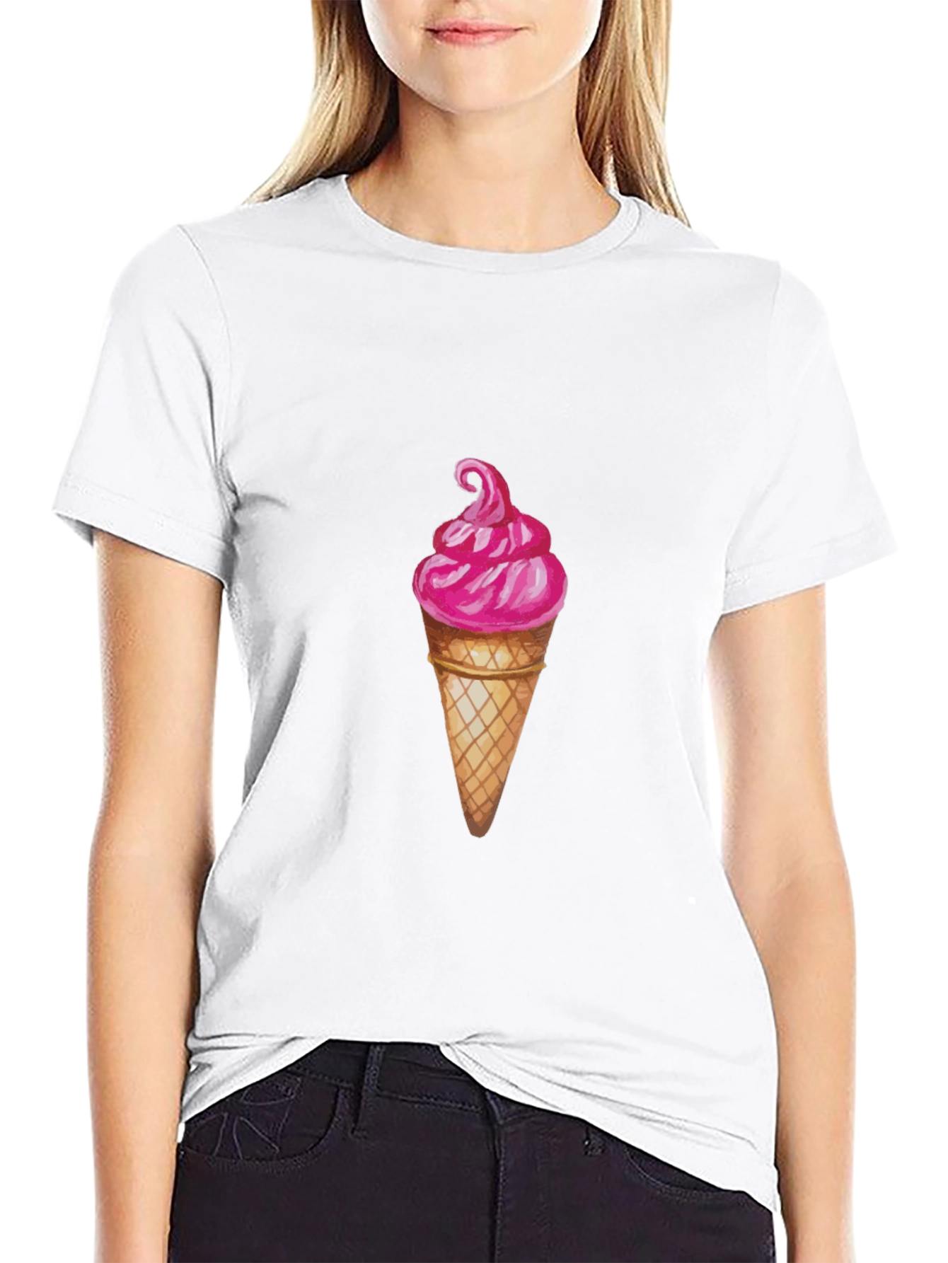 Ice Cream Graphic Tee - Fun Summer Style